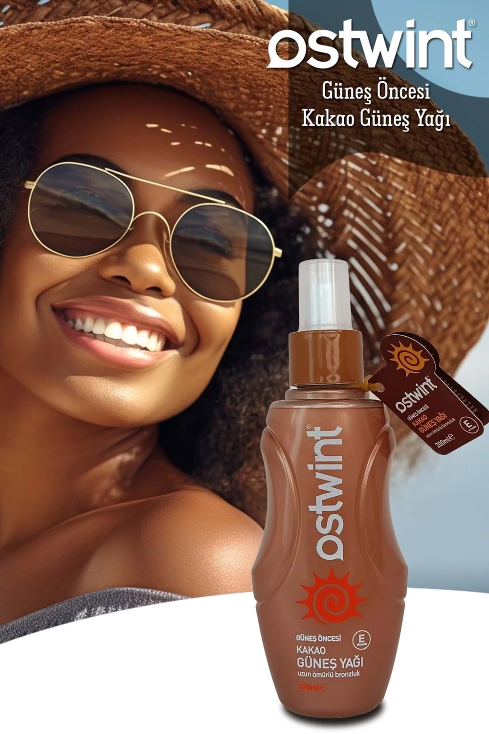 Ostwint Güneş Öncesi Kakao Güneş Yağı 200 ml