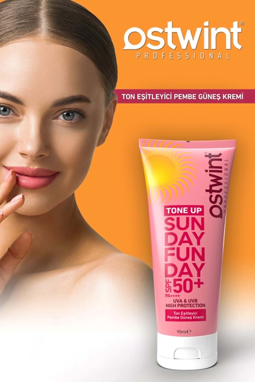 Ostwint Ton Eşitleyici Pembe Güneş Kremi 50 ml