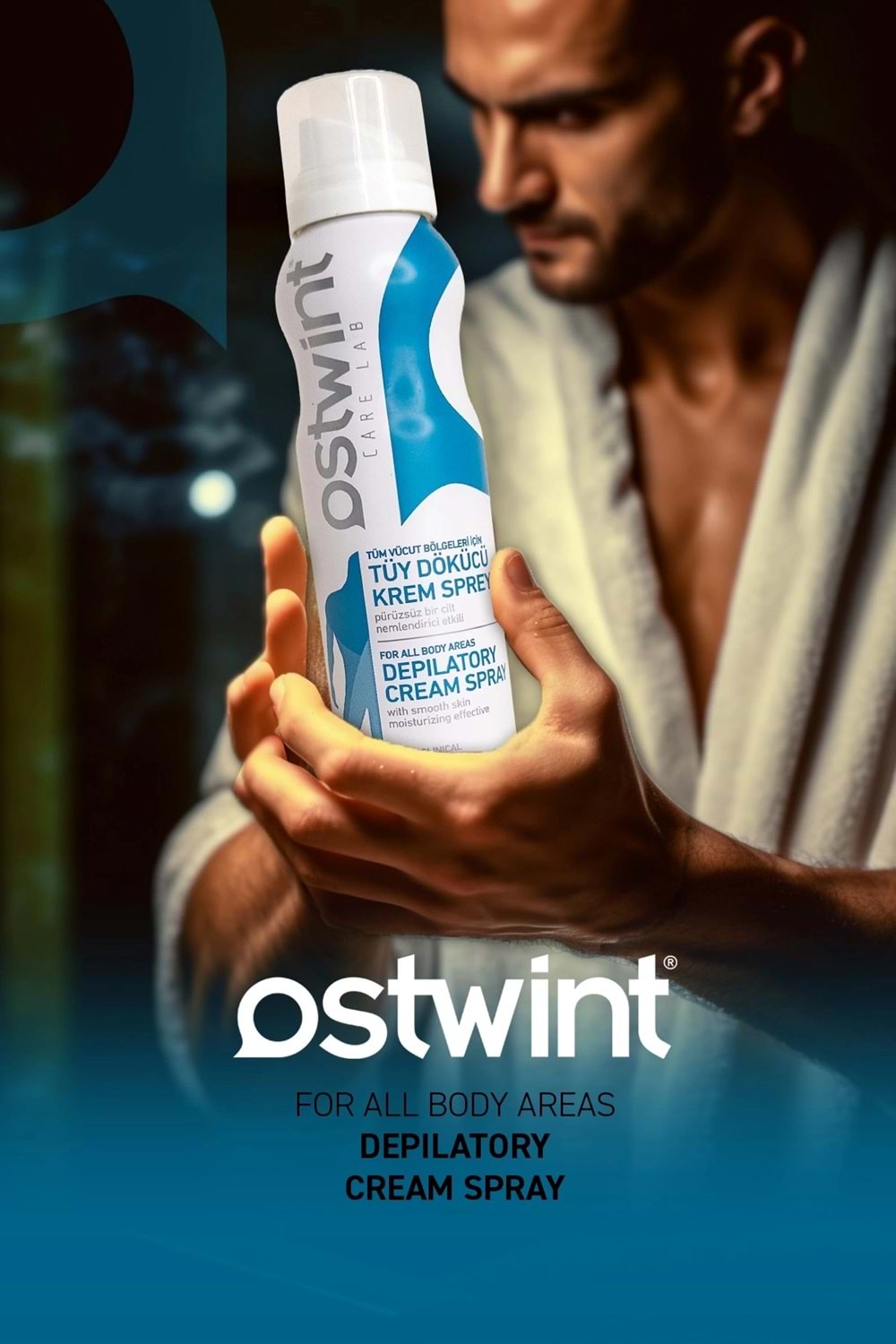 Ostwint Tüy Dökücü Kremi Sprey Erkek 150 ml