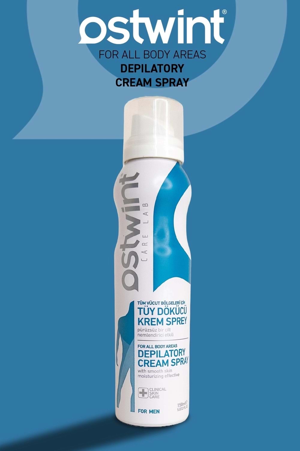 Ostwint Tüy Dökücü Kremi Sprey Erkek 150 ml