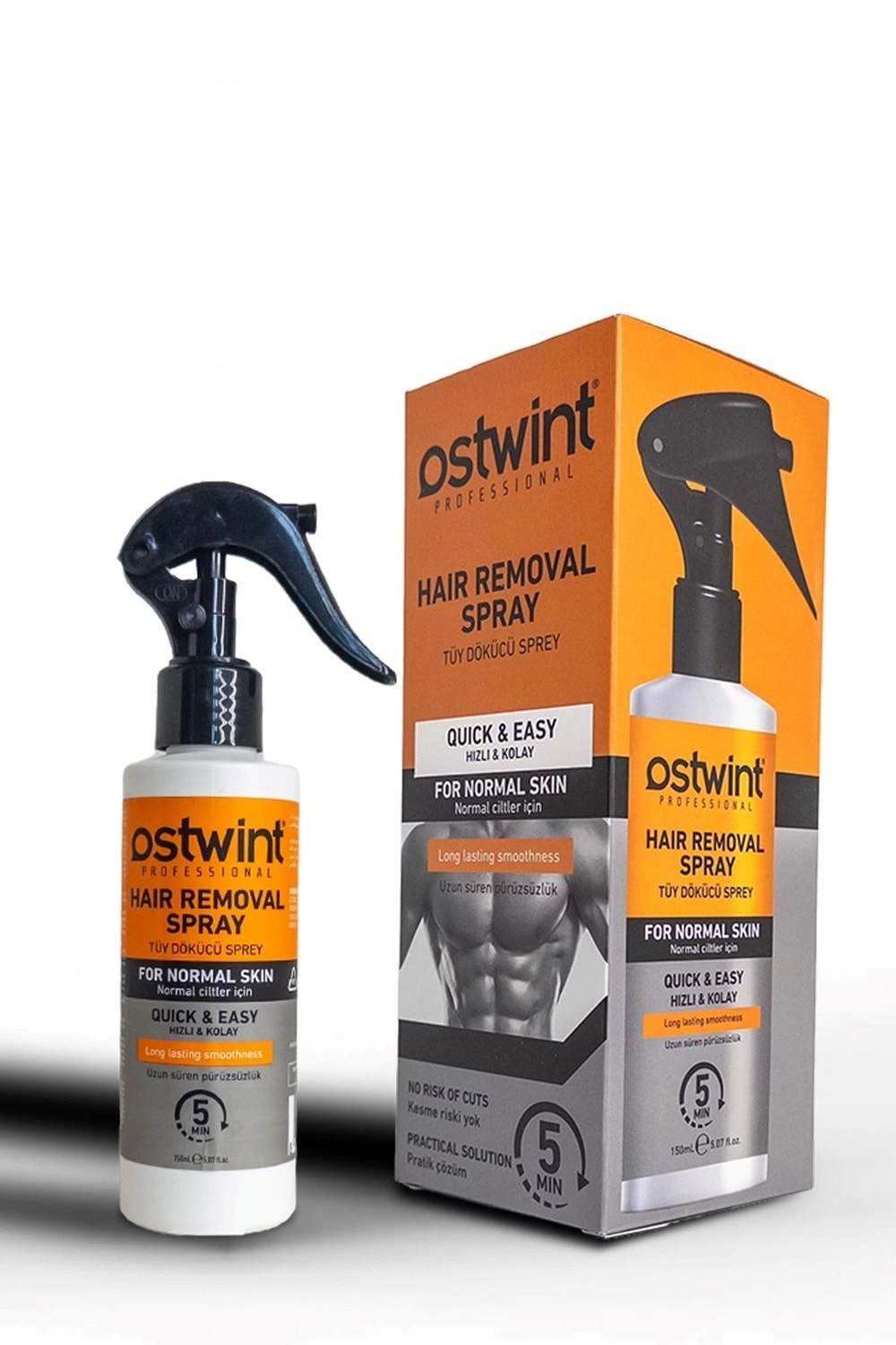 Ostwint Normal Ciltler için Tüy Dökücü Sprey 150 ml Erkek