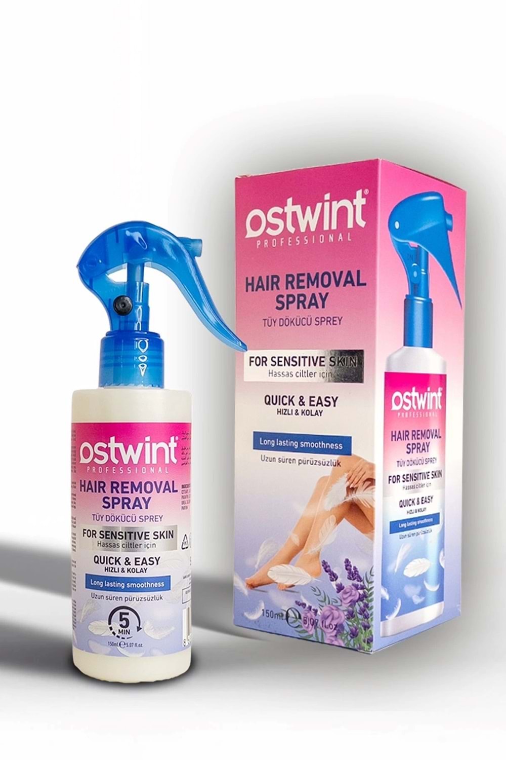 Ostwint Hassas Ciltler için Tüy Dökücü Sprey 150 ml Kadın