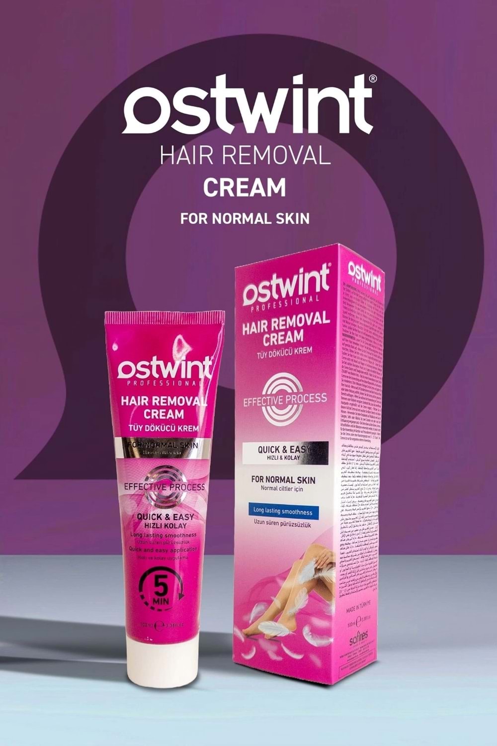 Ostwint Normal Ciltler için Tüy Dökücü Krem 100 ml Kadın