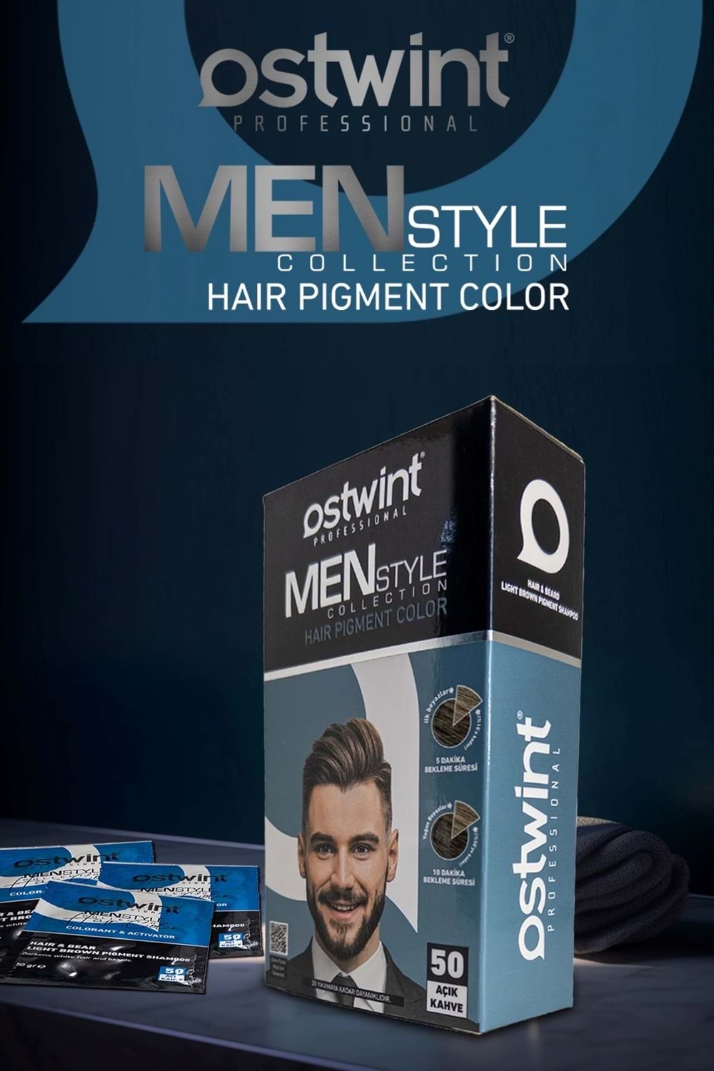 Ostwint Hair Pigment Color Shampoo No : 50 Açık Kahve