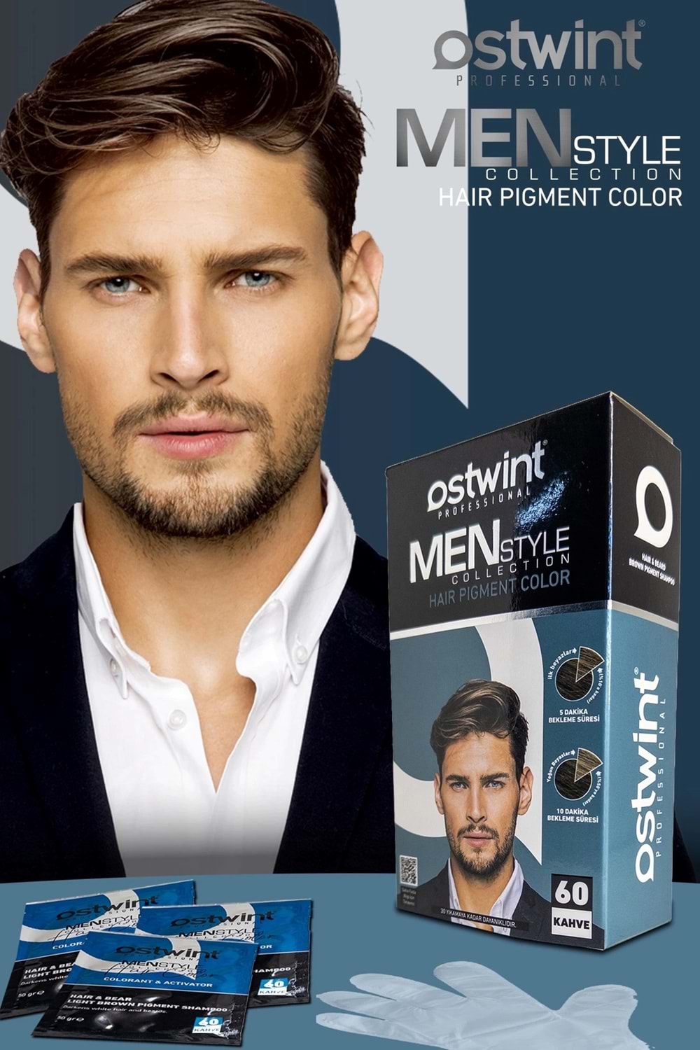 Ostwint Hair Pigment Color Shampoo No : 60 Kahve