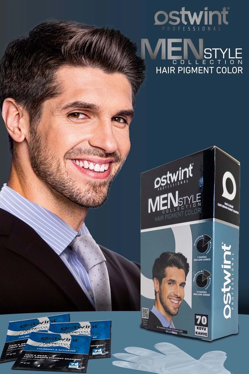 Ostwint Hair Pigment Color Shampoo No : 70 Koyu Kahve