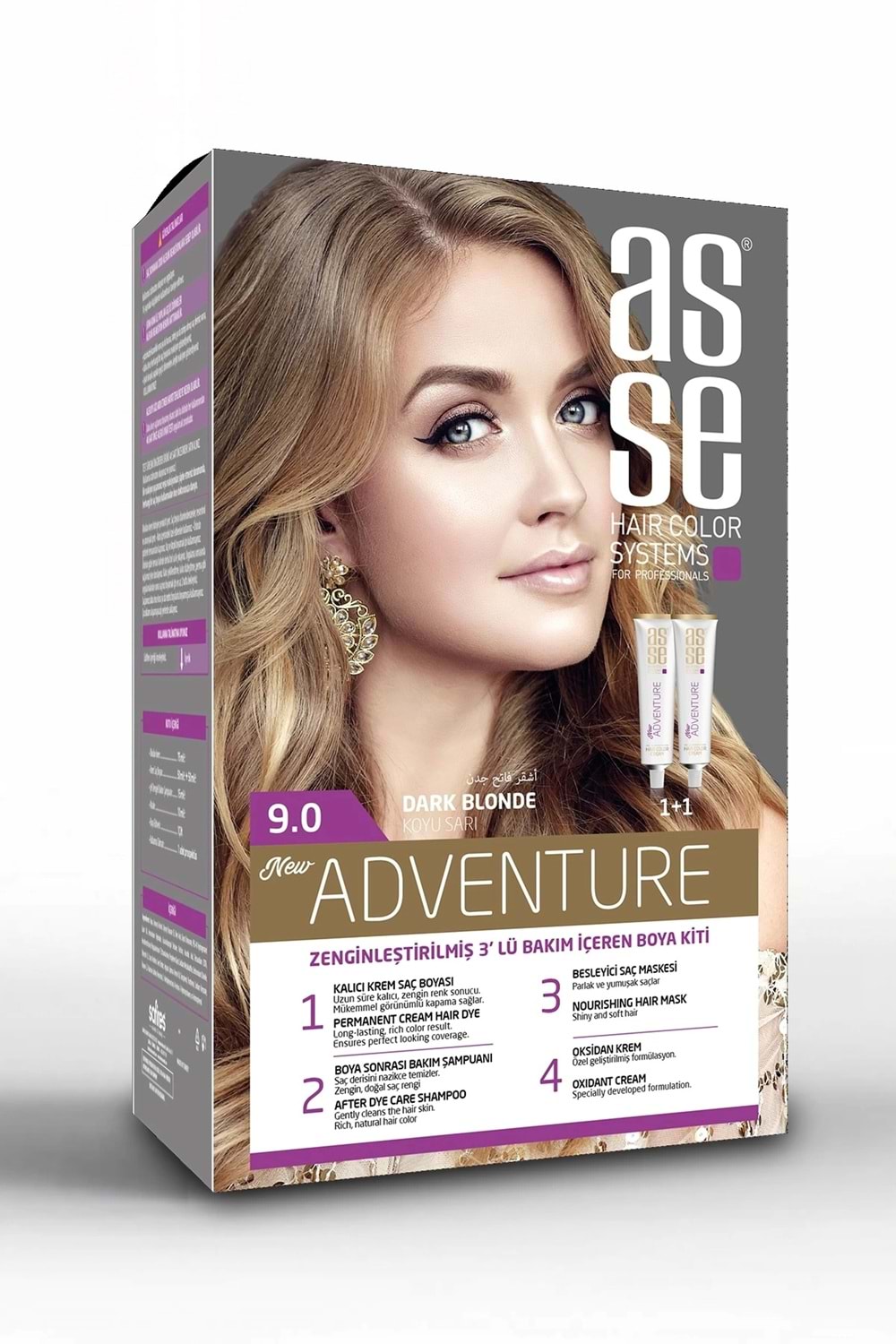 Asse 9.0 Koyu Sarı 50+50ml Set Boya