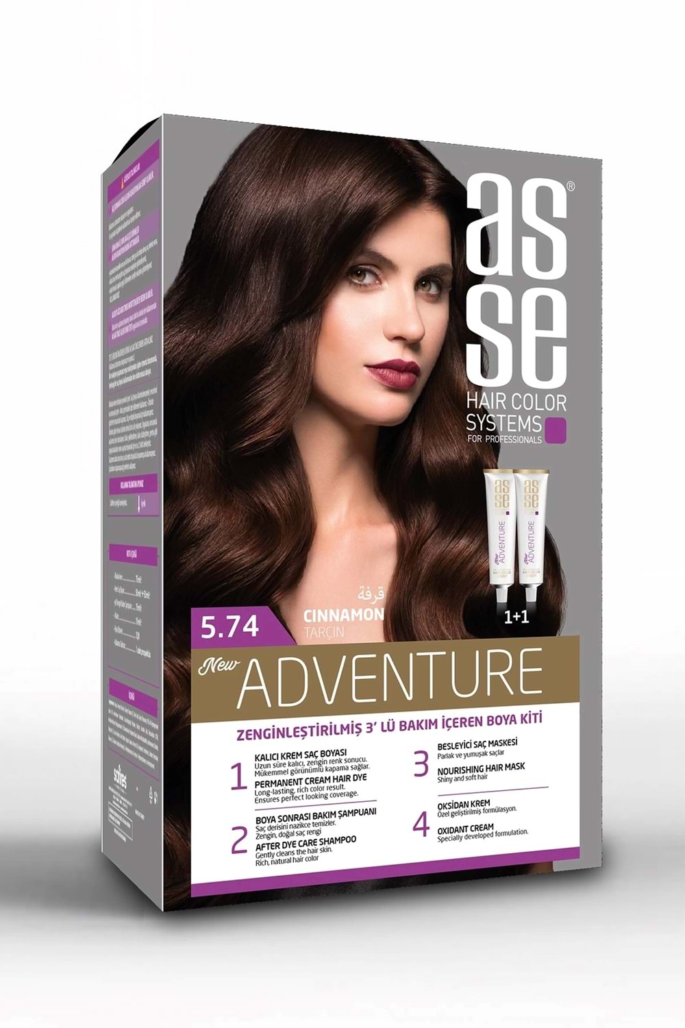 Asse 5.74 Tarçın 50+50ml Set Boya