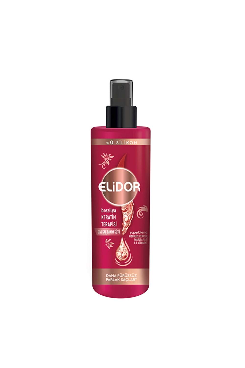 Elidor Brezilya Keratin Terapisi Sıvı Saç Bakım Sütü 200 ml