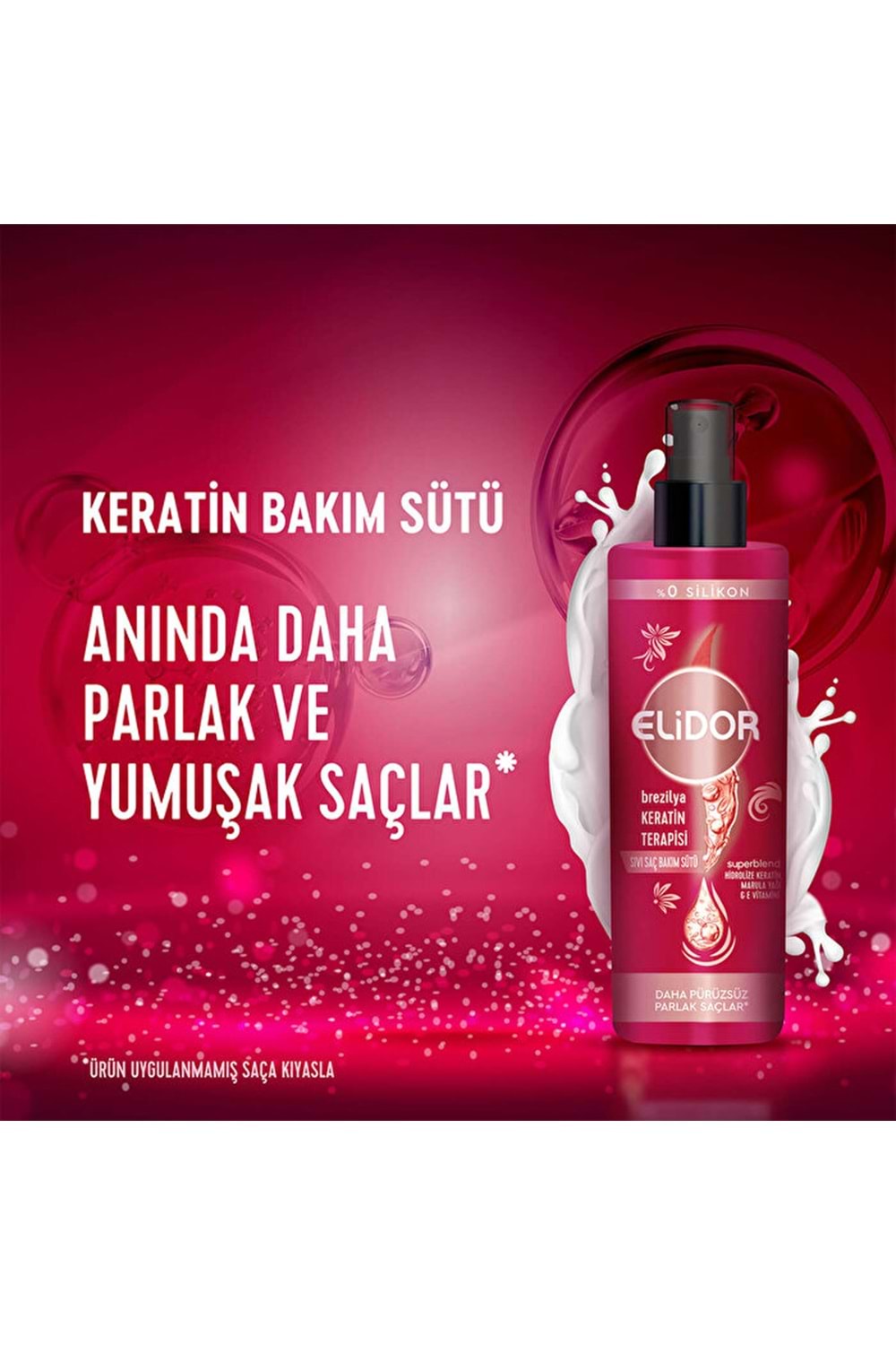 Elidor Brezilya Keratin Terapisi Sıvı Saç Bakım Sütü 200 ml