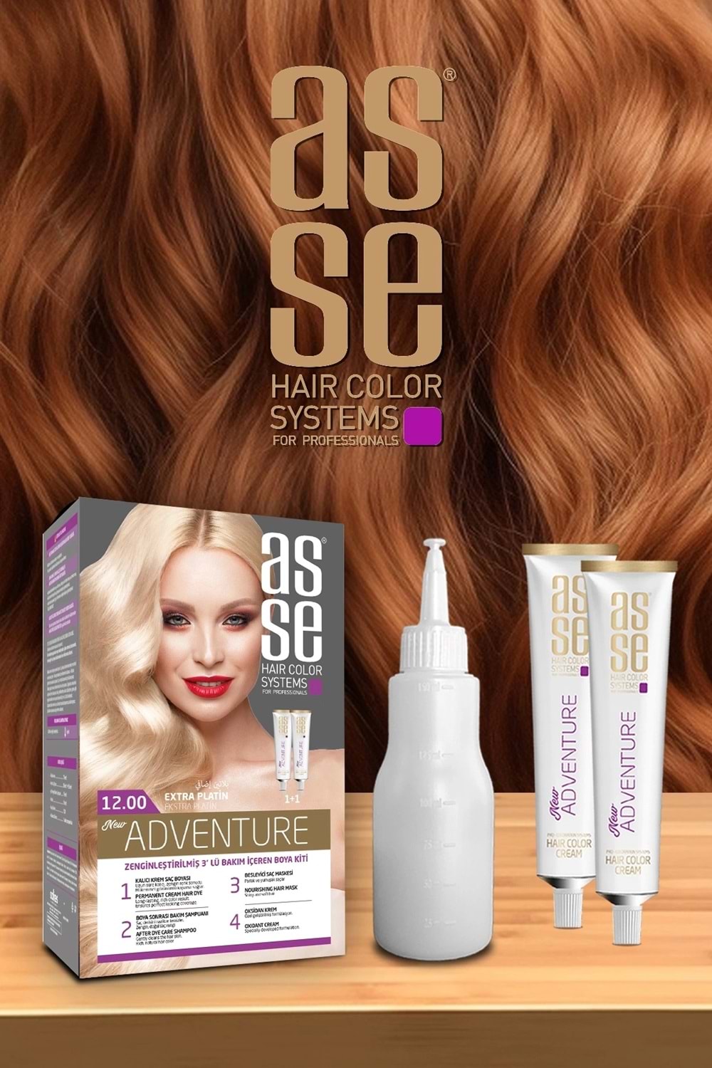 Asse 12.00 Ekstra Platın 50+50ml Set Boya