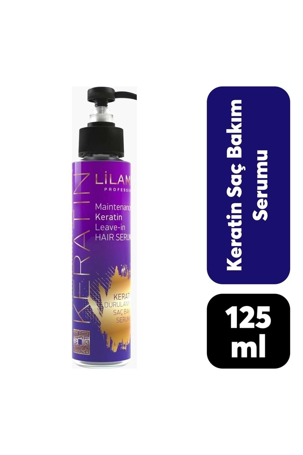 Lilamor 125 ml. Keratin Saç Bakım Serumu