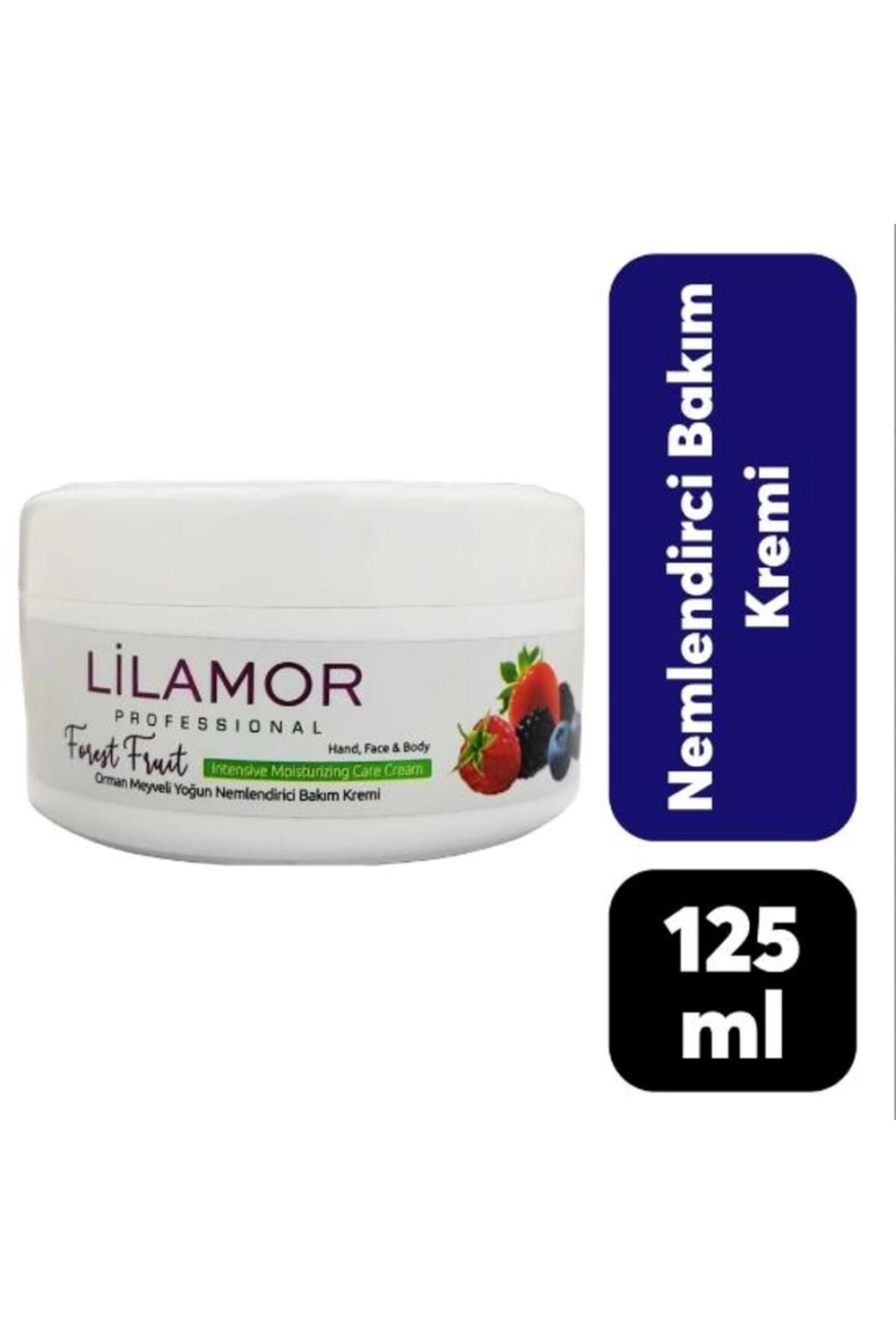 Lilamor 125 ml. Orman Meyveli Nemlendirici Bakım Krem