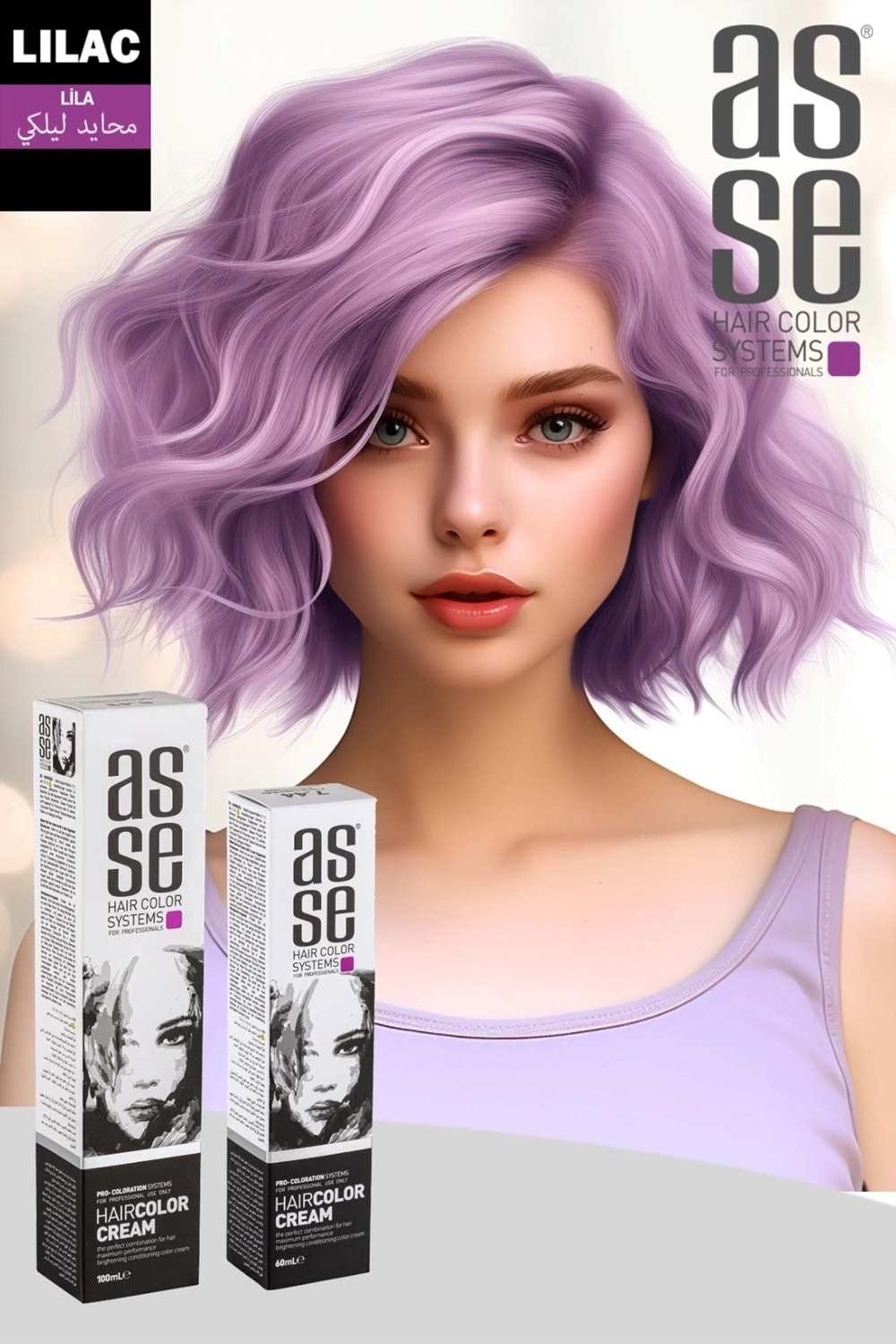 Asse Lila - 60ml Tüp Boya