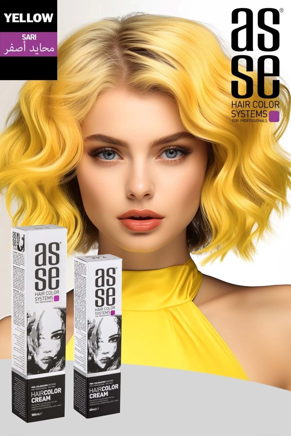 Asse Sarı - 60ml Tüp Boya