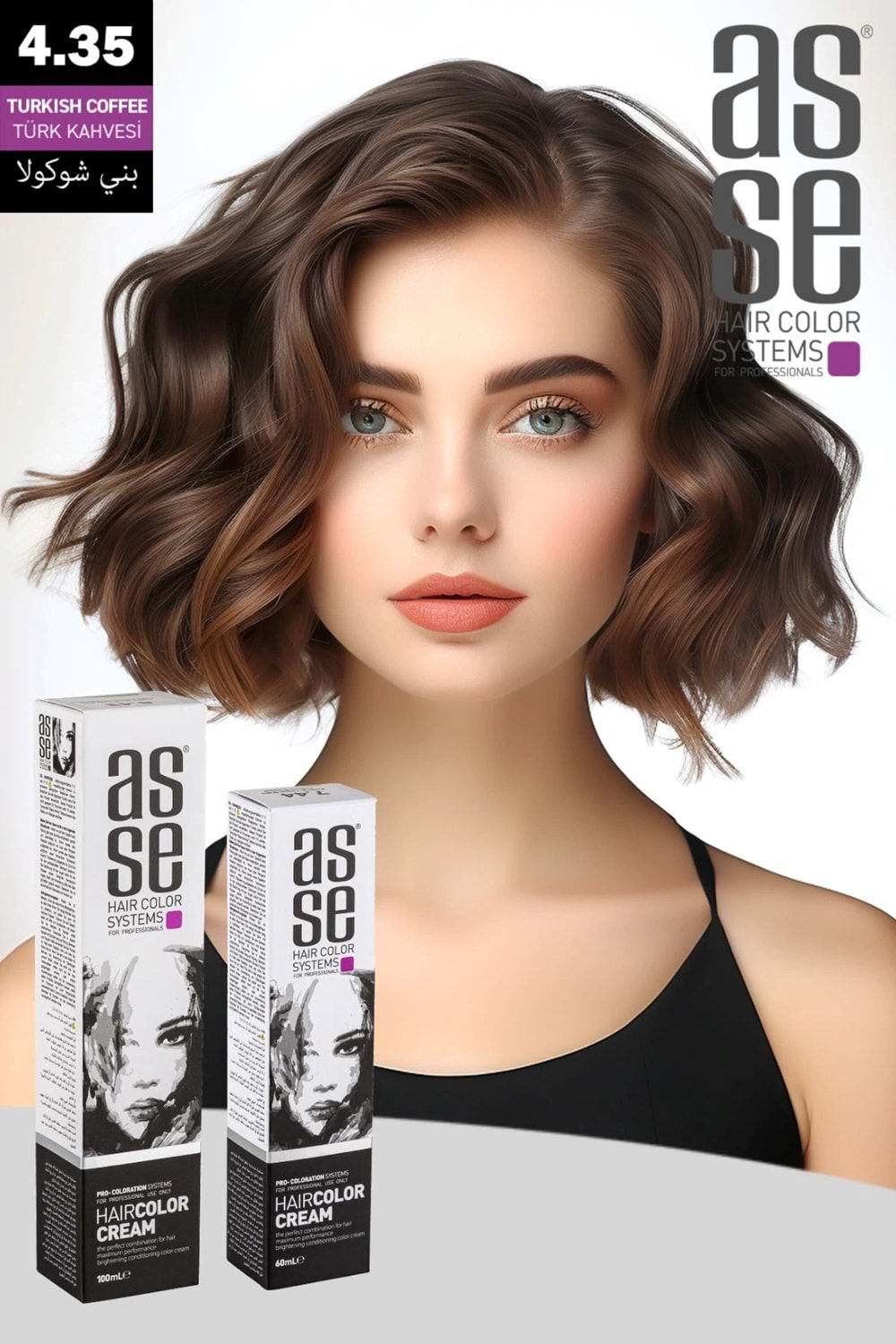 Asse 4.35 Türk Kahvesi - 60ml Tüp Boya