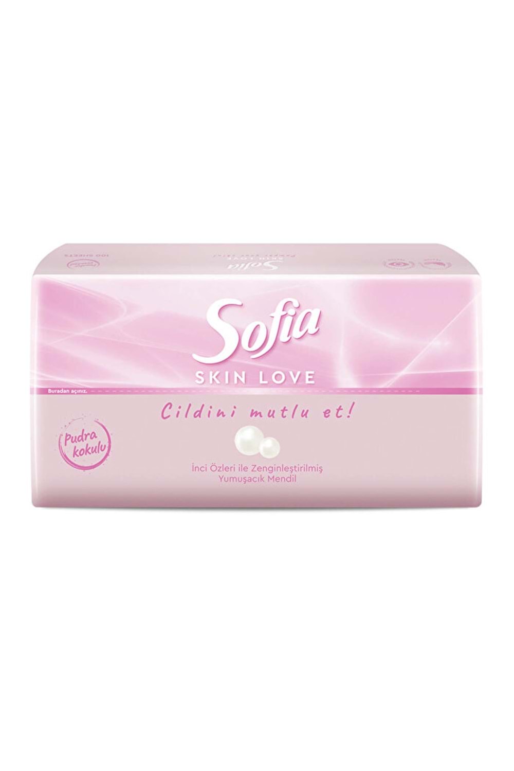 Sofia Skin Love Pudra Kokulu Mendil 1 Adet