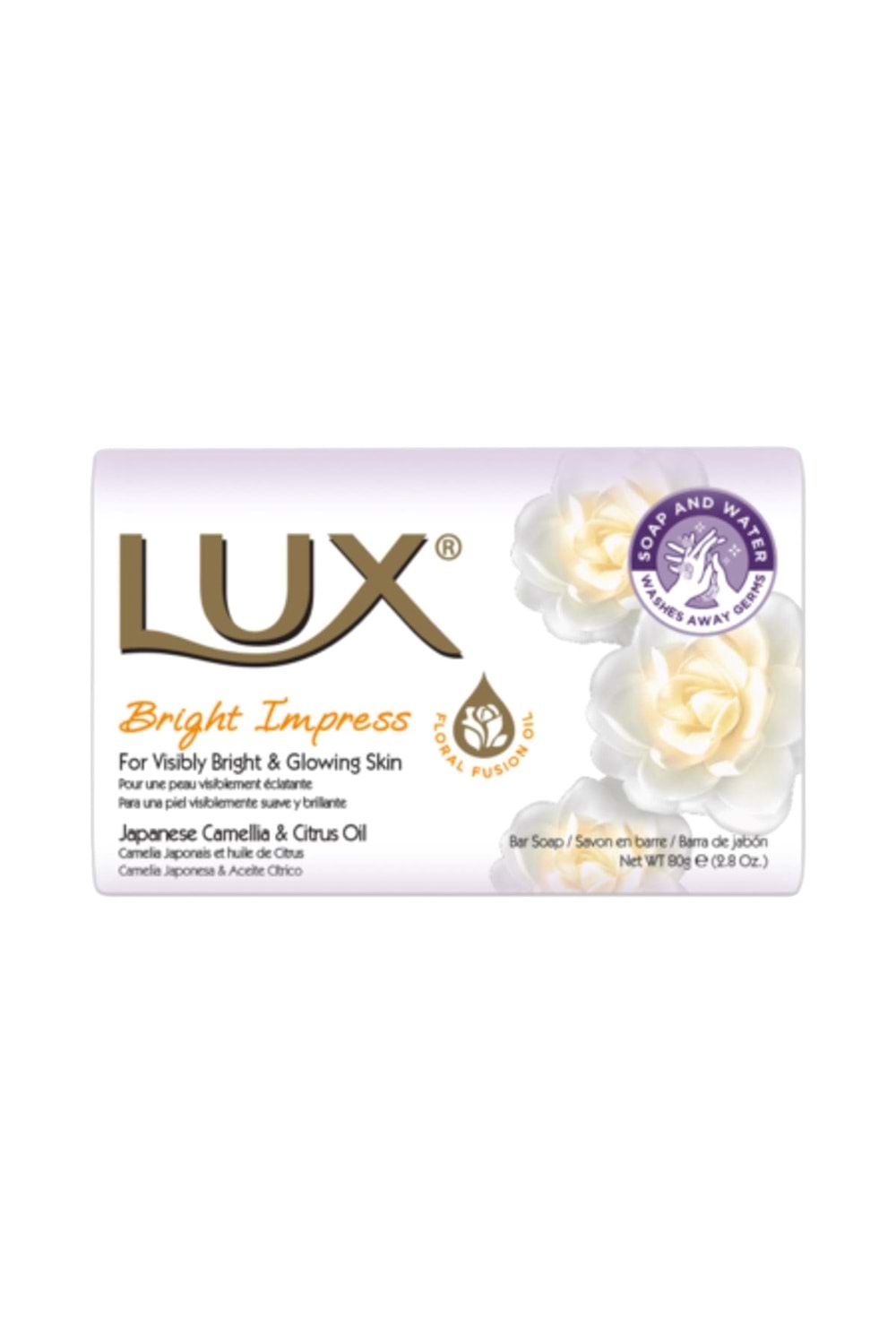 Lux Kalıp Sabun 80g Bright Impress Japon Kamelyası ve Narenciye Yağı