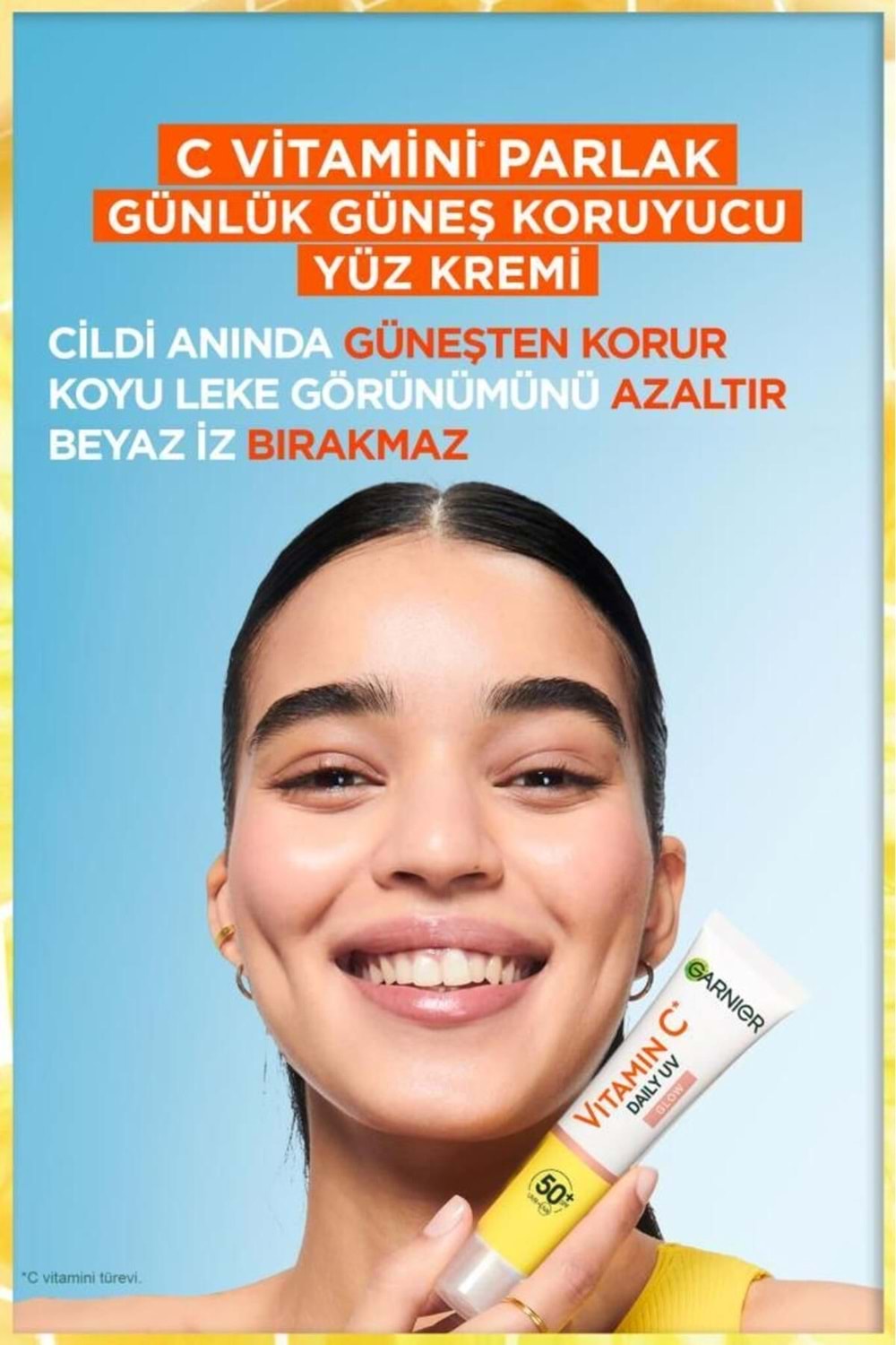 Garnier C Vitamini Parlak Günlük Uv Korumalı Güneş Yüz Kremi Spf50 Görünmez Doku 40ml