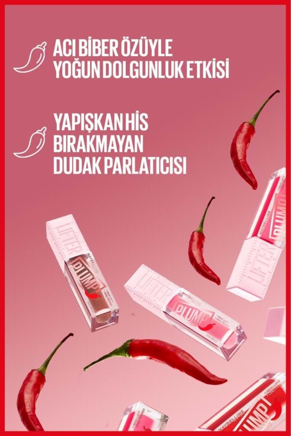 Maybelline New York Lifter Plump Dudak Parlatıcısı- 007 Coca Zing