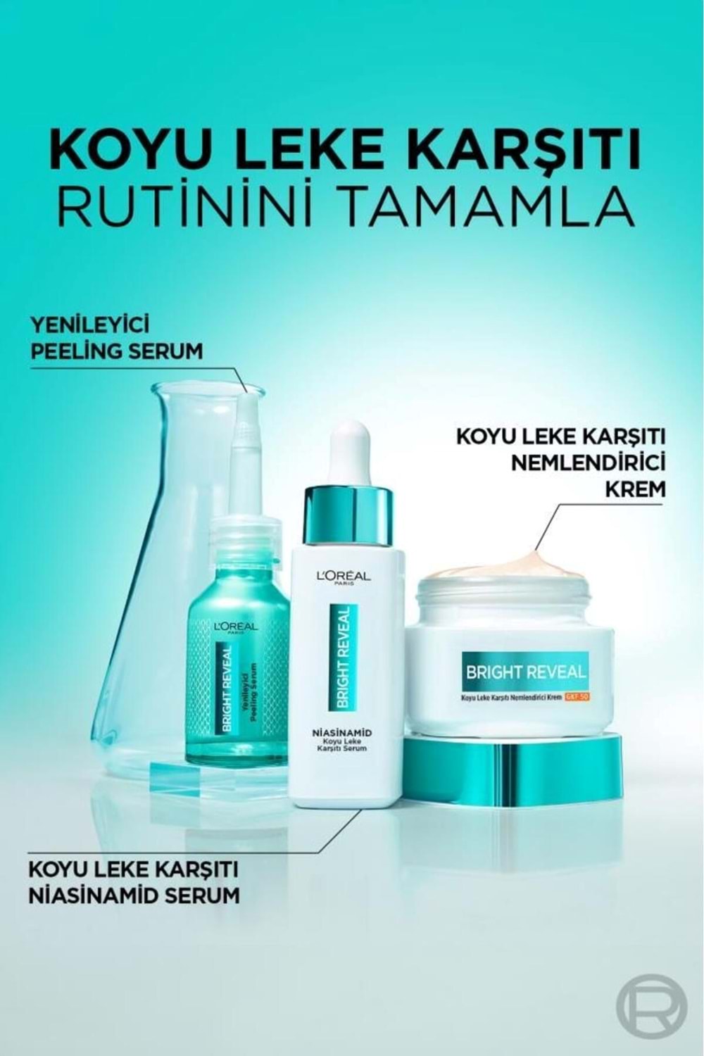Loreal Paris Bright Reveal Sivilce, Güneş, Yaşlanma Lekelerinde Etkili Koyu Leke Karşıtı Serum 10% Niasinamid