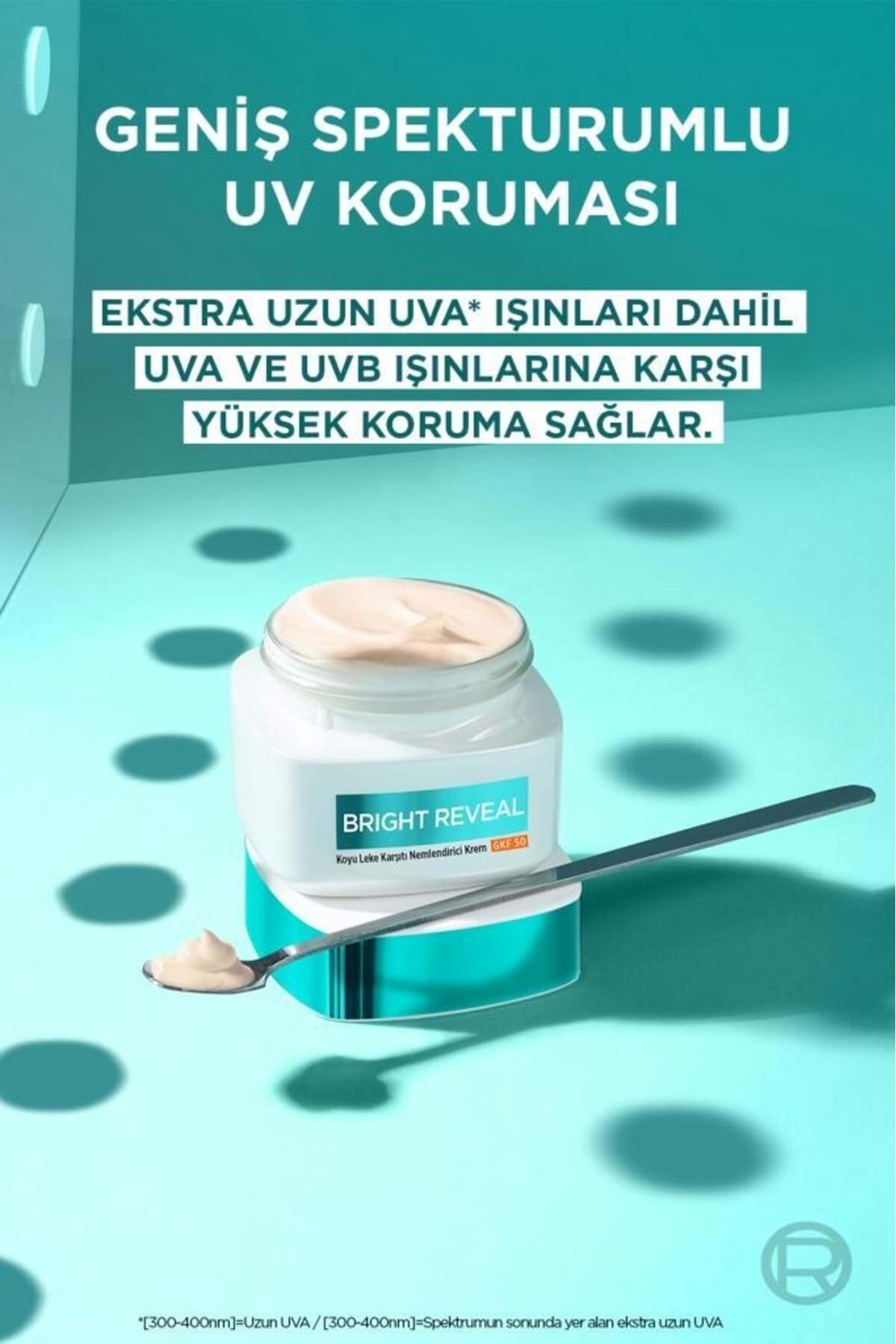 Loreal Paris Bright Reveal Koyu Leke Karşıtı, Cilt Tonu Eşitleyici Spf50 Nemlendirici Krem Niasinamid 50ml