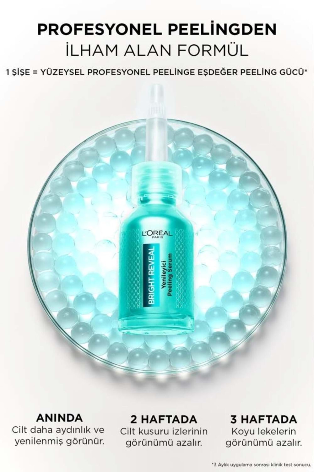 Loreal Paris Bright Reveal Koyu Lekelere Karşı Hızlı Etkili Yenileyici Peeling Serum 25% [AHA + BHA + PHA] 25ml