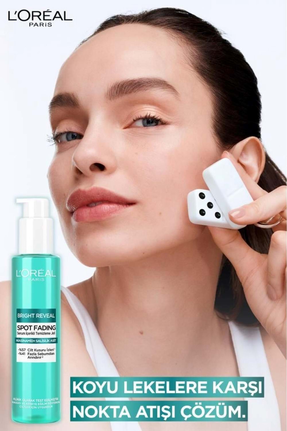 Loreal Paris Bright Reveal Cilt Kusuru İzi Karşıtı, Serum İçerikli Temizleme Jeli Niasinamid+Salisilik Asit 150ml