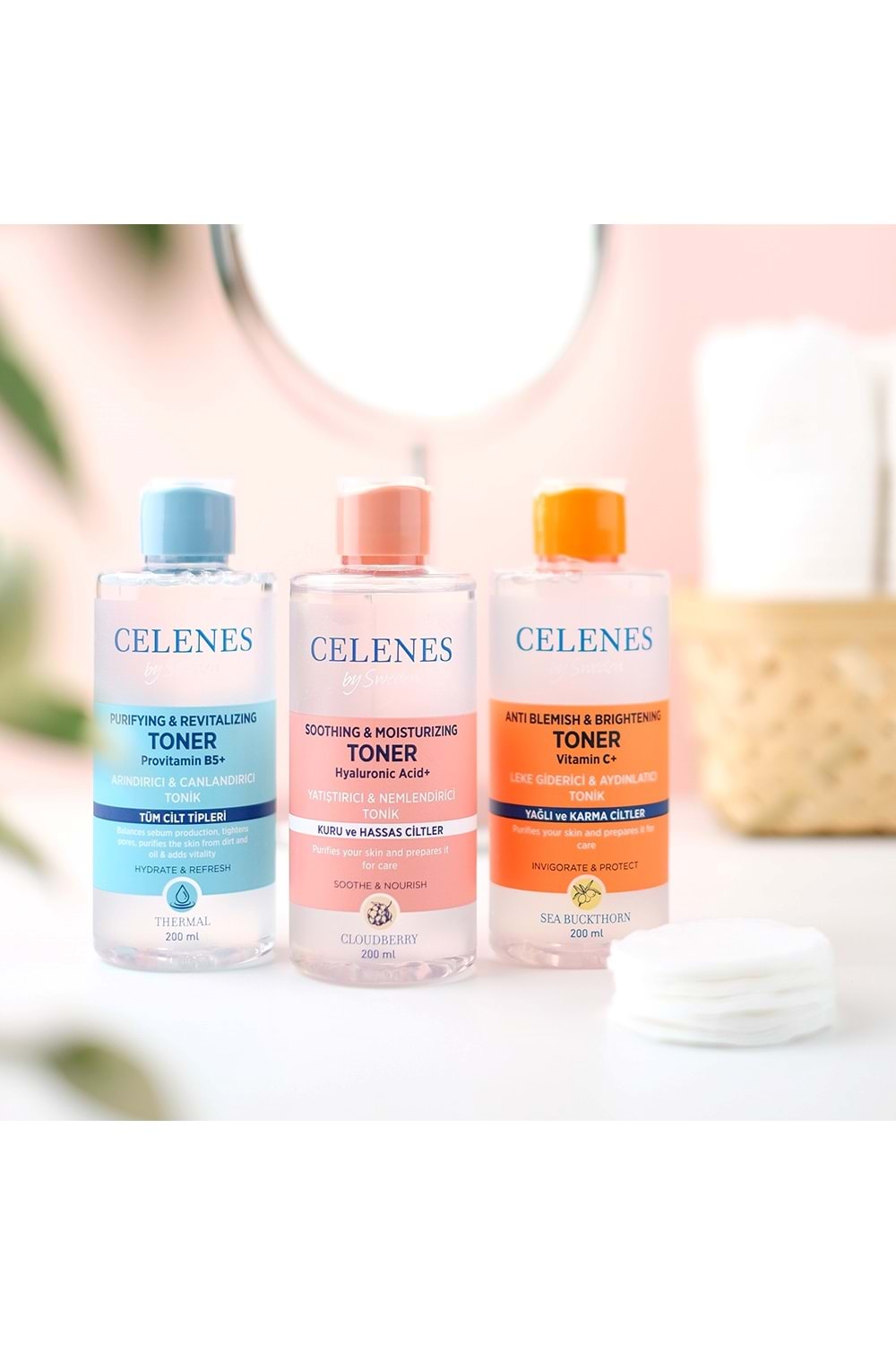 Celenes Cloudberry Nemlendirici & Yatıştırıcı Tonik 200 Ml