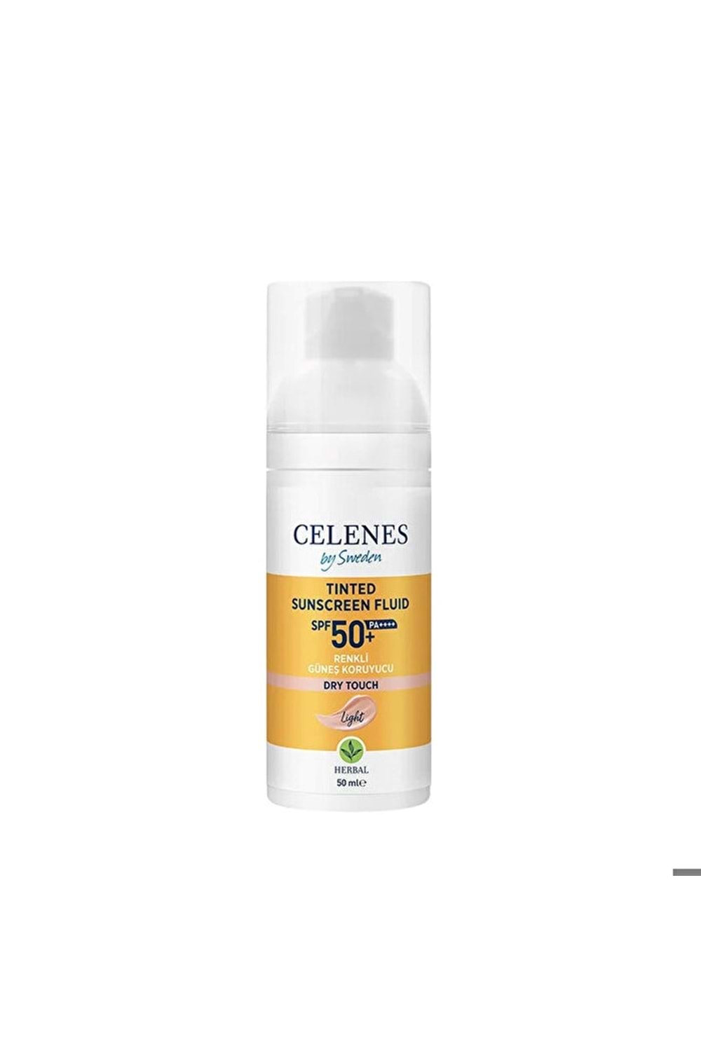 Celenes Herbal Renkli Güneş Kremi Dry Touch Light SPF50 - 50 ml