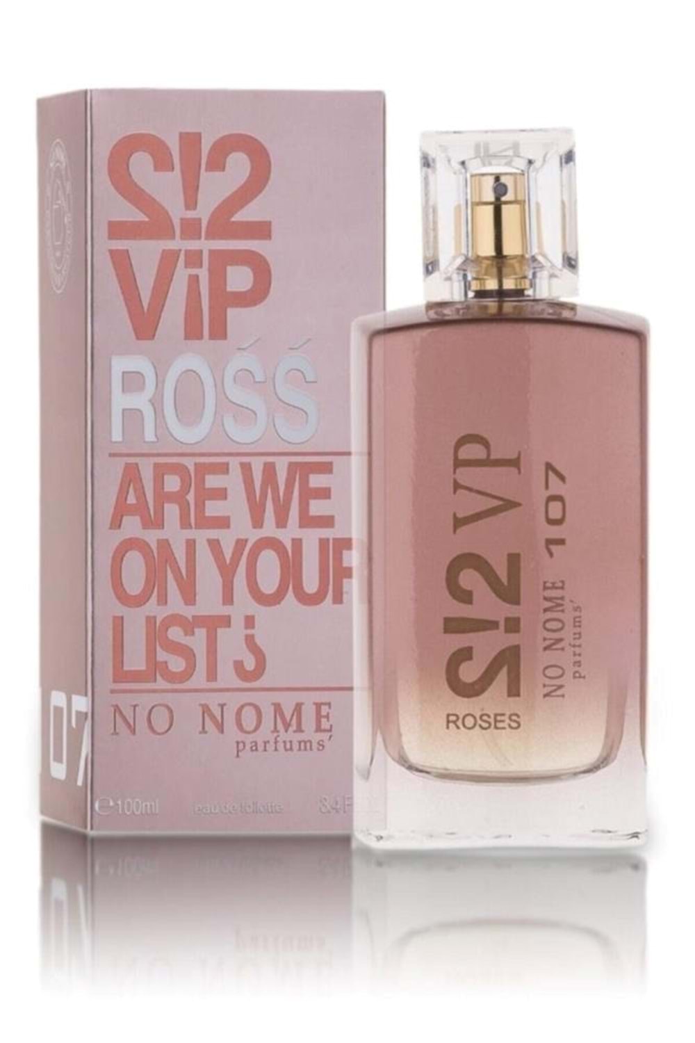 No Nome 107 Vip Ross For Women 100 Ml Edt Kadın Parfüm Vip Rose