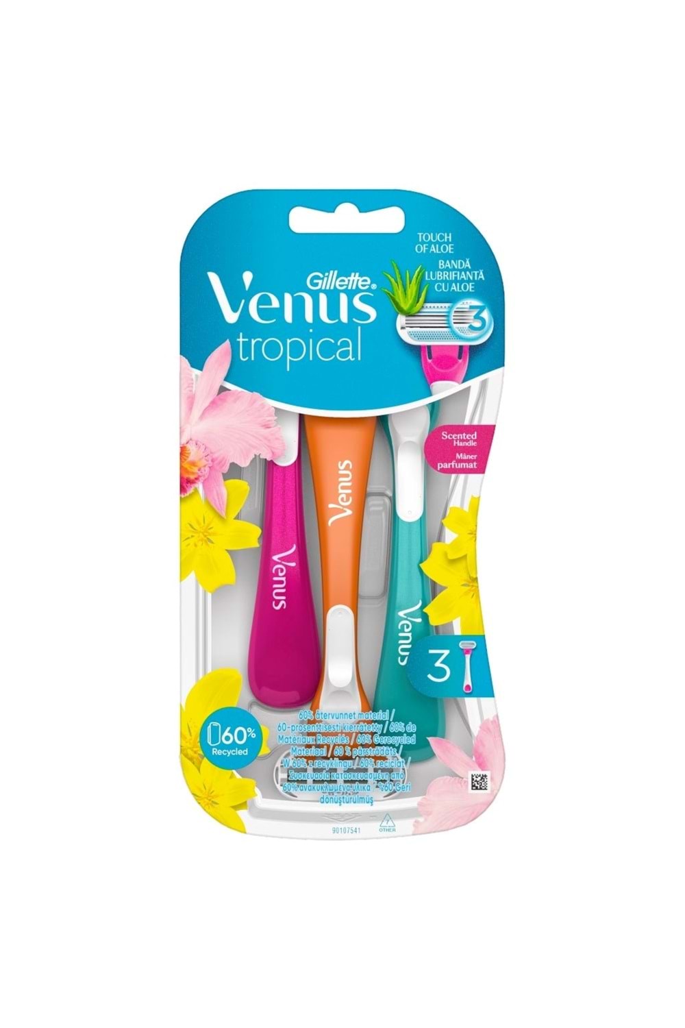 Gillette Venus Tropical Kullan At Kadın Tıraş Bıçağı 3lü