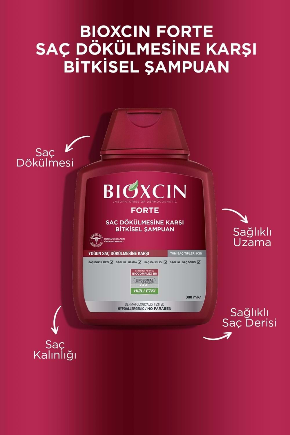 Bioxcin Forte Yoğun Saç Dökülmesine Karşı Bakım Şampuanı 300 Ml - 3 Al 2 Öde