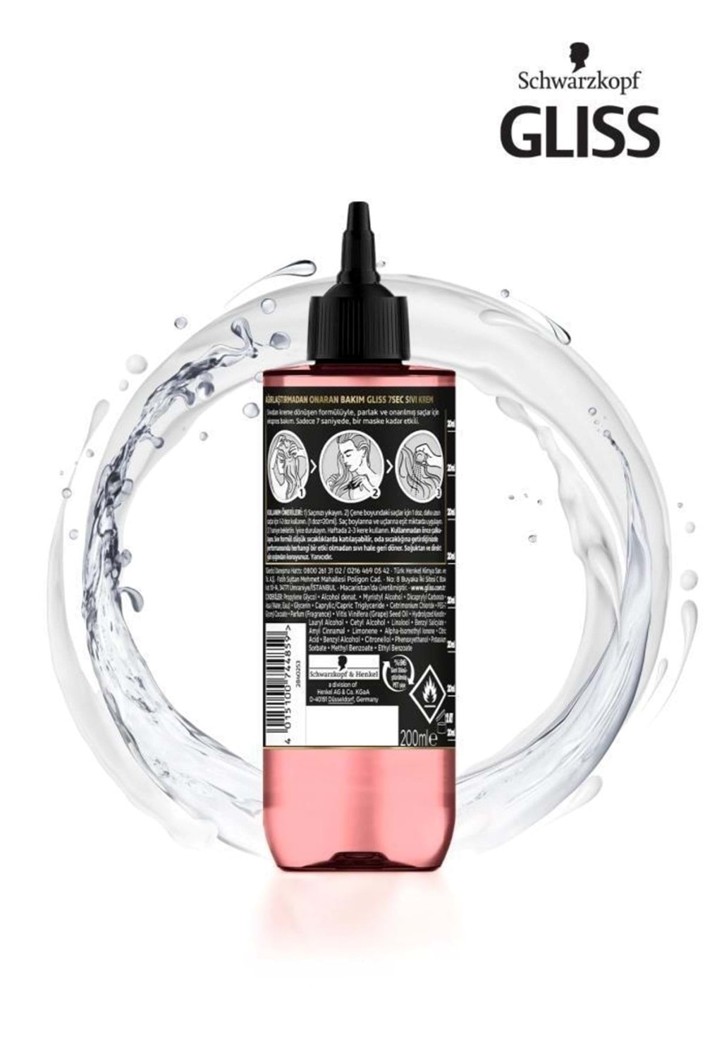 Gliss 7sec Ekspres Onarıcı Bakım Split Hair Miracle 200ml