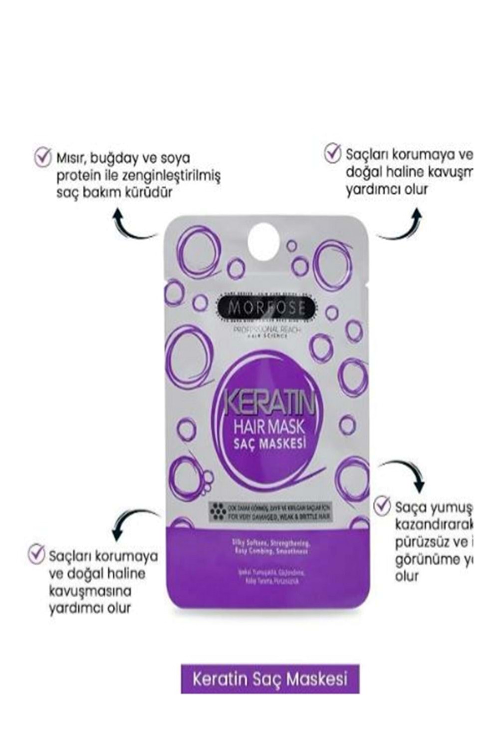 Morfose Keratin Kremsi Saç Maskesi 25 ml