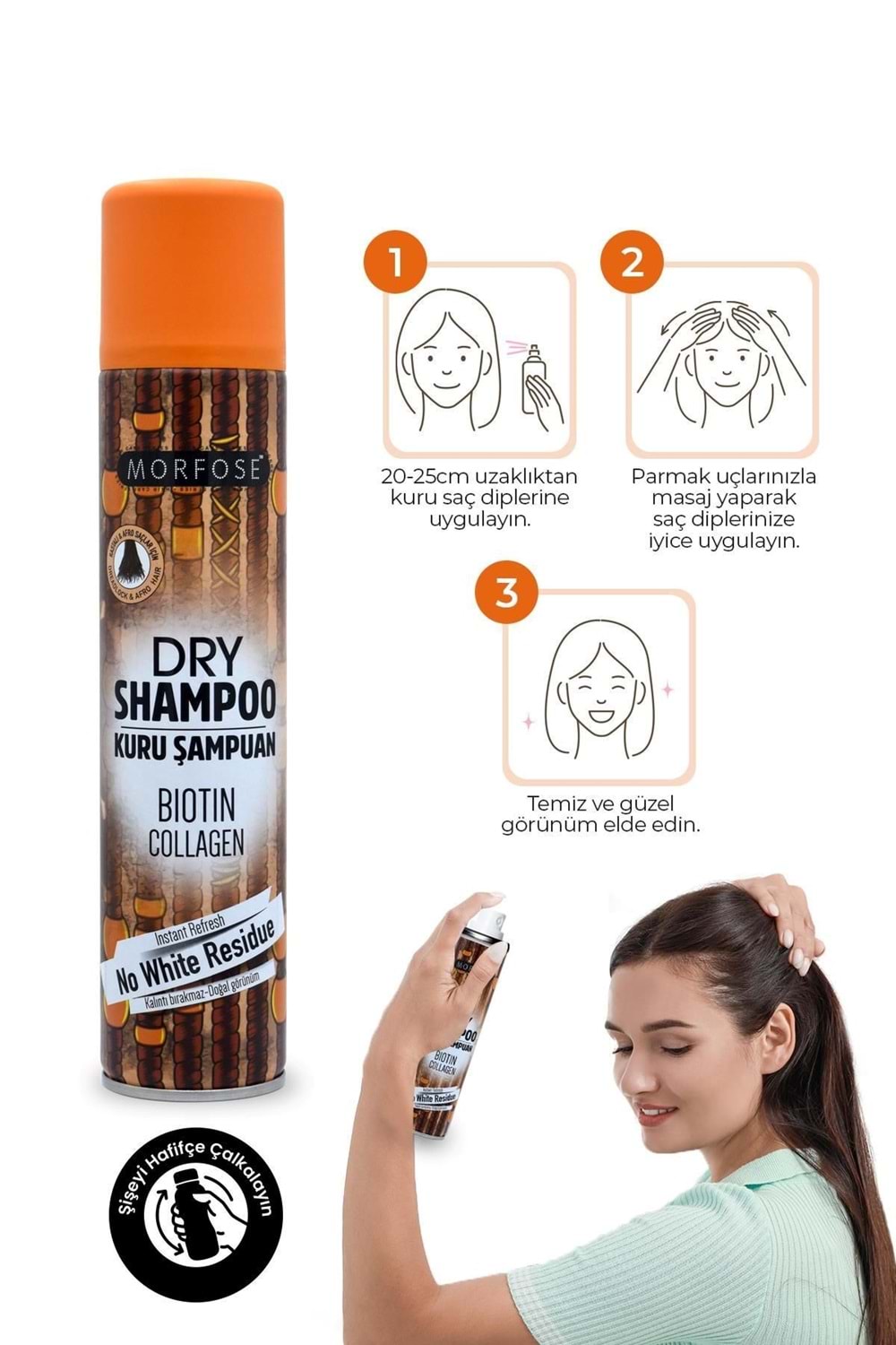 Morfose Kuru Şampuan Rastalı Saçlar 200 ml