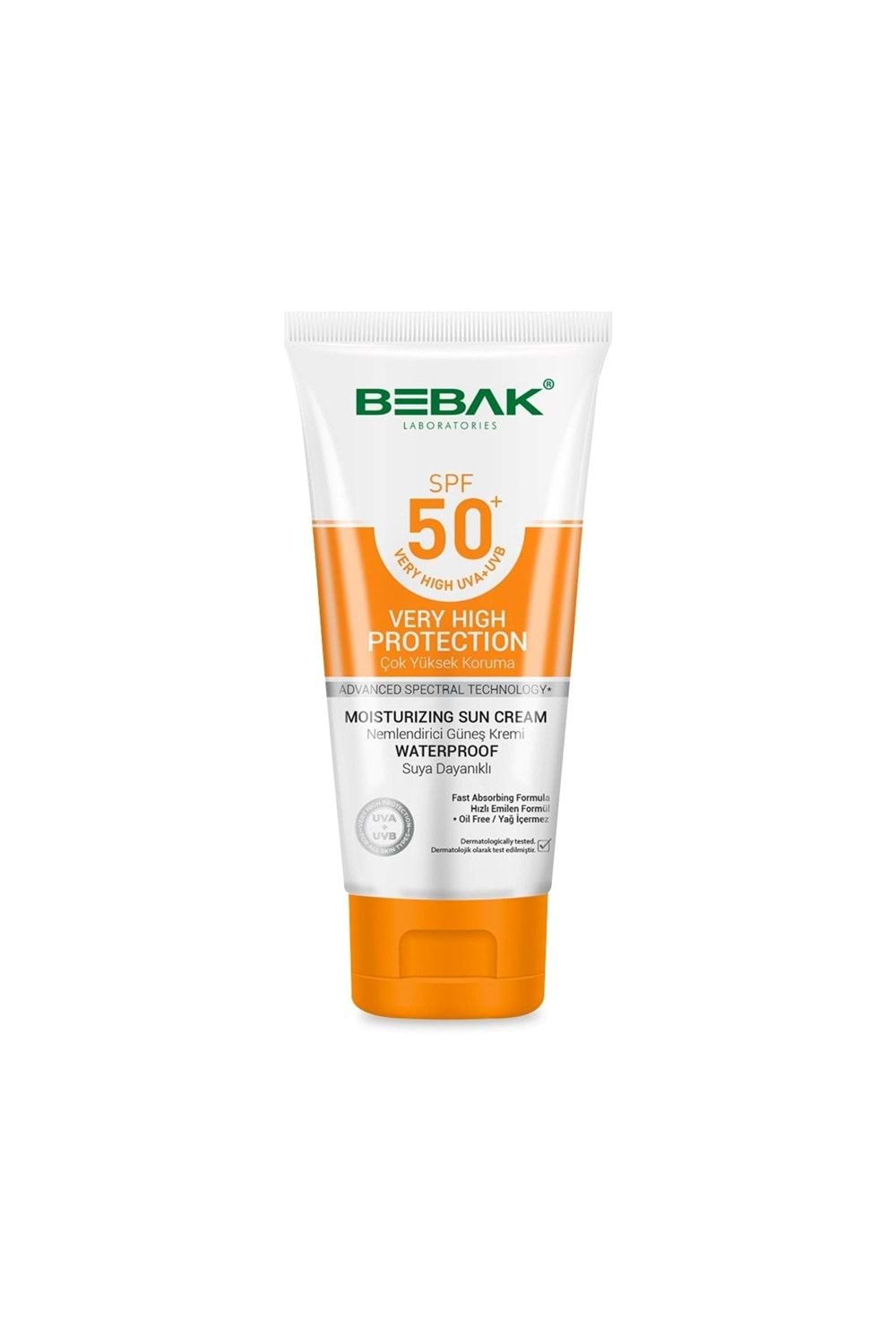 Bebak Nemlendirici Güneş Kremi 50 Spf 75 ml Tüp