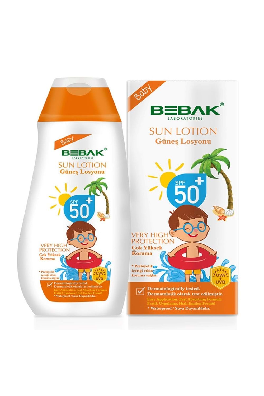 Bebak Bebekler için SPF 50+ Güneş Losyonu 200 ml