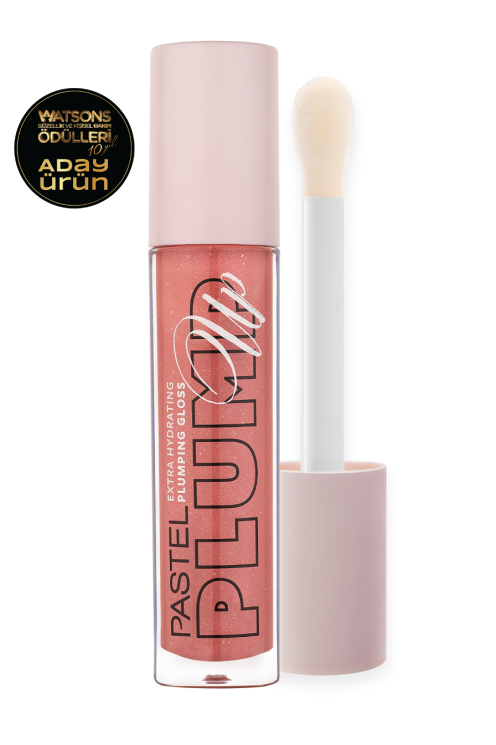Pastel Plump Up Extra Hydrating Plumping Gloss - Dolgunlaştıran Dudak Parlatıcısı 208 Shimmer Nude
