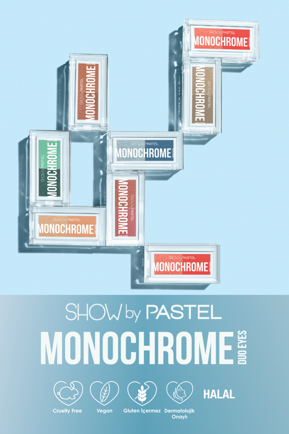 Show By Pastel Monochrome Duo Eyes - İkili Far Paleti 22 Mocha Latte