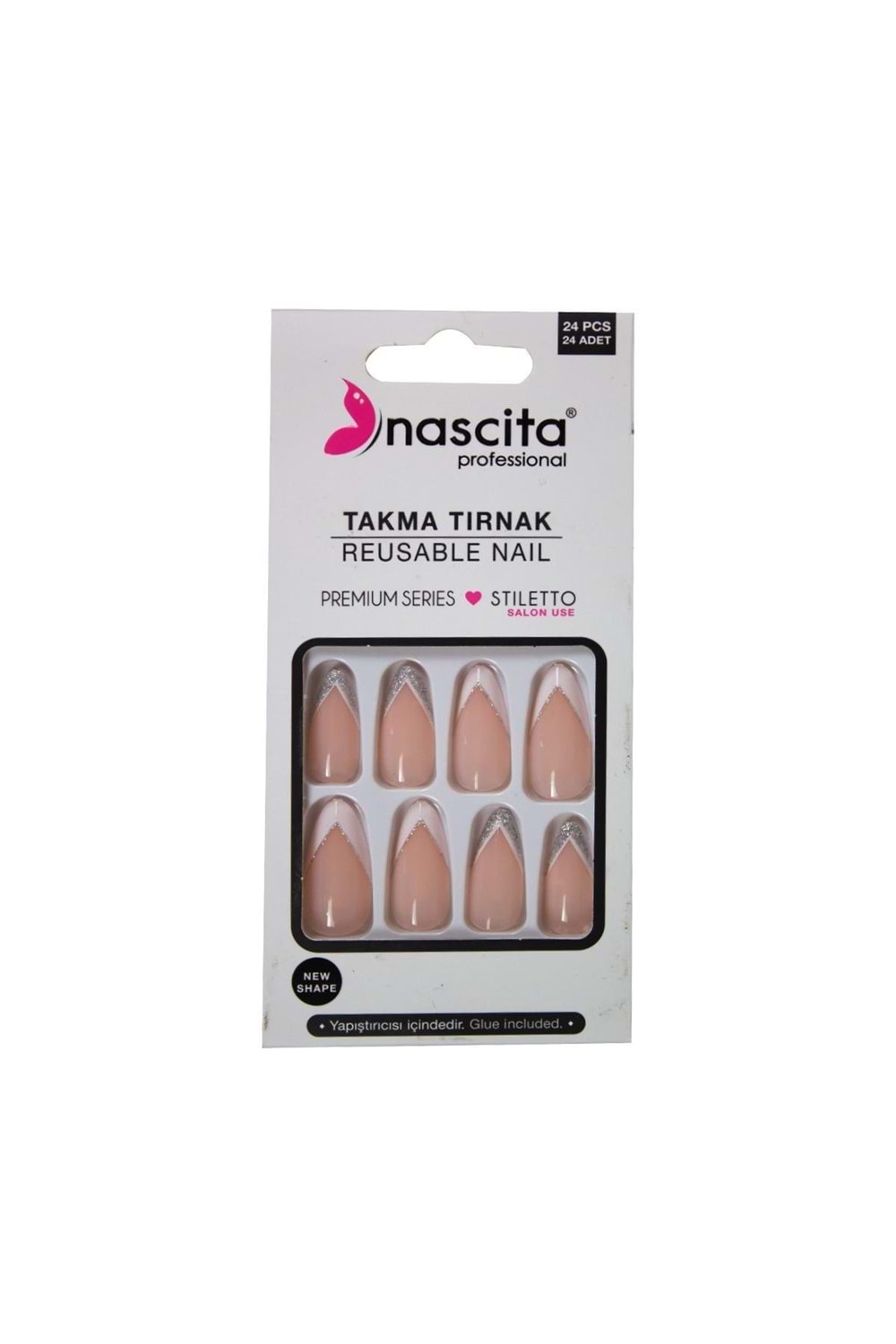 Nascita Stiletto French Tırnak - 201