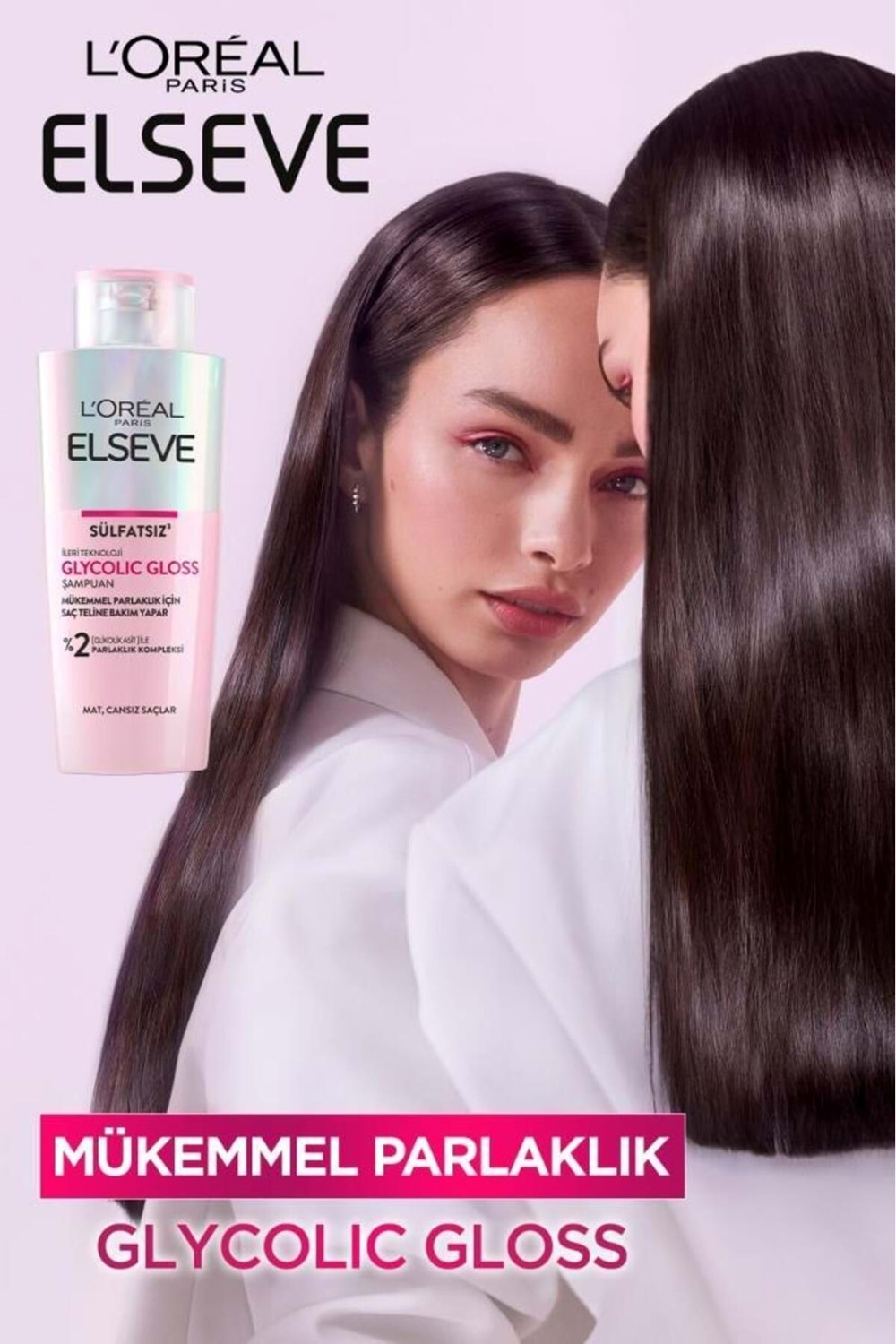 Loreal Paris Elseve Glycolic Gloss Mükemmel Parlaklık için Bakım Yapan Şampuan 200ml
