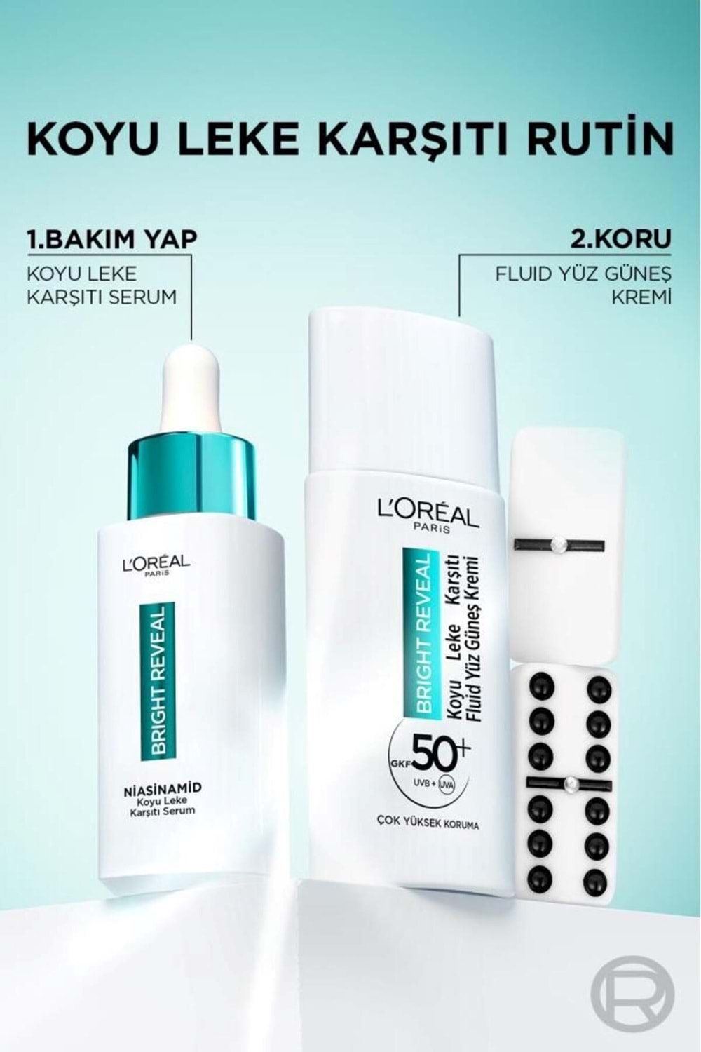 Loreal Paris Bright Reveal Spf 50+ Koyu Leke Karşıtı Fluid Günlük Yüz Güneş Kremi 50ml