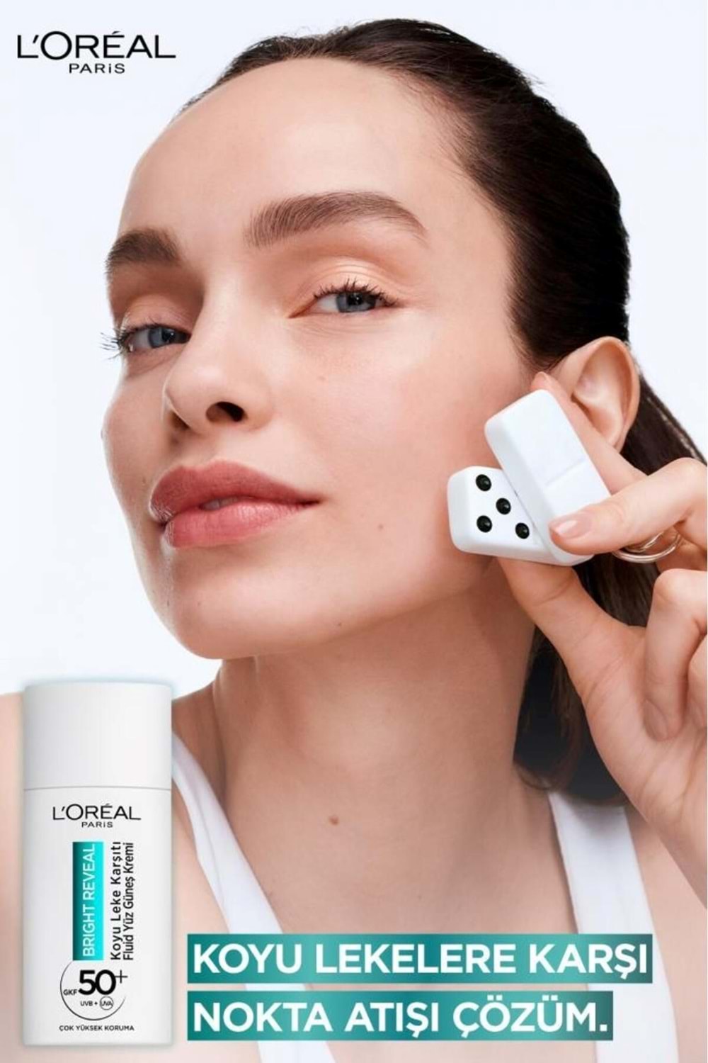 Loreal Paris Bright Reveal Spf 50+ Koyu Leke Karşıtı Fluid Günlük Yüz Güneş Kremi 50ml