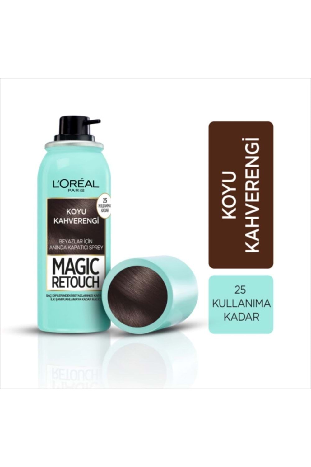 Loreal Paris Magıc Retouch Beyaz Dipleri Kapatıcı Sprey - Koyu Kahverengı