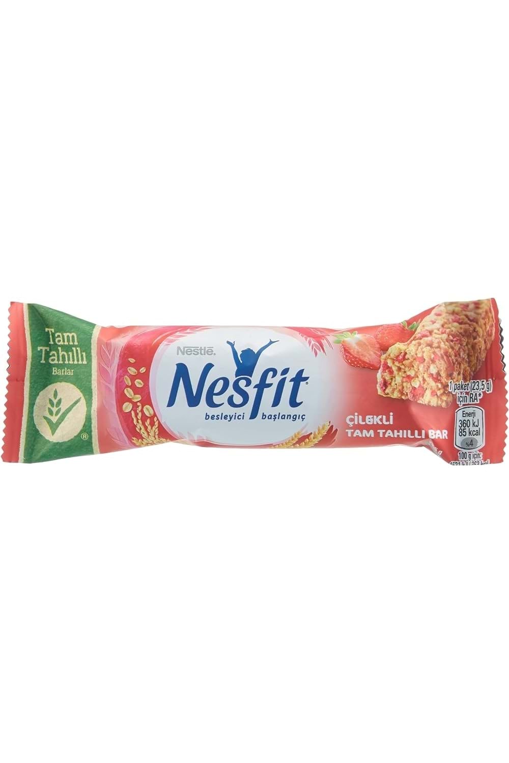 Nestle Nesfit Çilekli Tam Tahıllı Bar 23.5 Gr.
