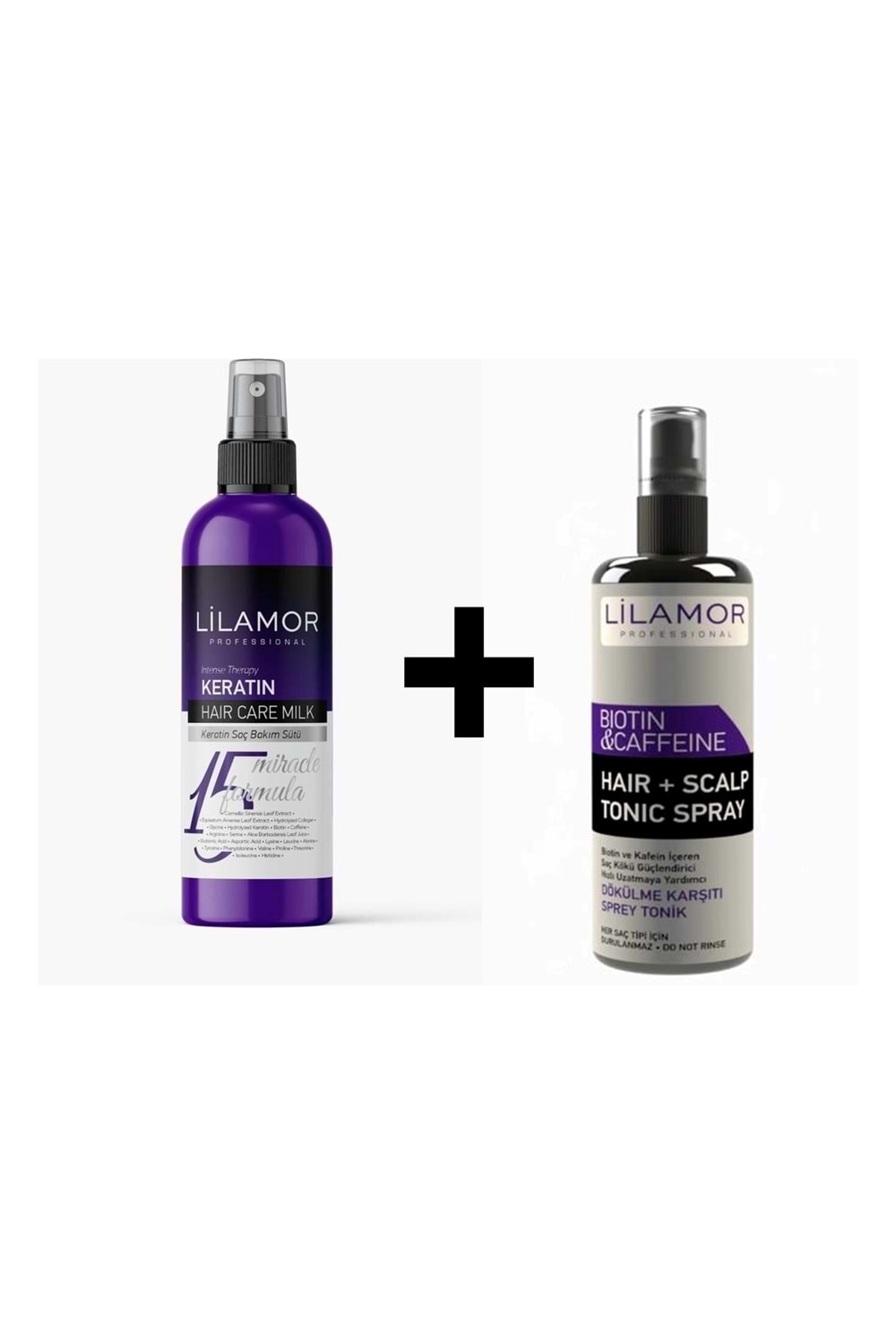 Lilamor Sağlıklı Uzamaya Yardımcı Dökülme Karşıtı Bakım Seti 2 li.