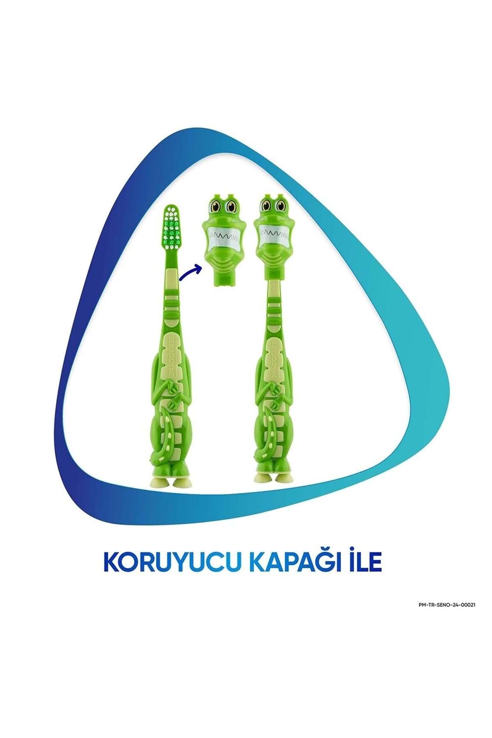 Sensodyne Promine 3-5 Yaş Çocuklar İçin Sevimli Timsah Karakterli Diş Fırçası Yumuşak
