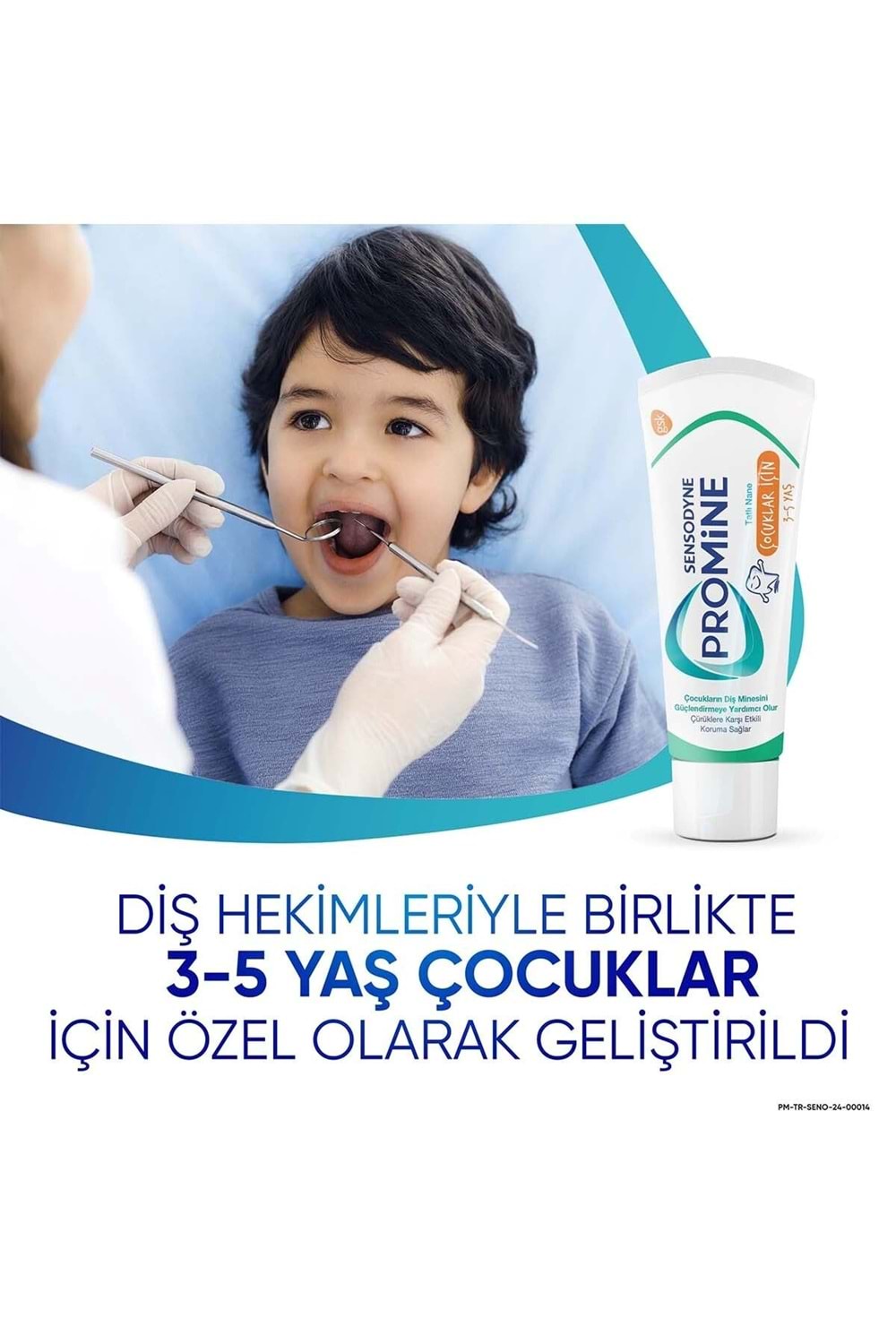 Sensodyne Promine 3-5 Yaş Çocuklar İçin Sevimli Timsah Karakterli Diş Fırçası Yumuşak