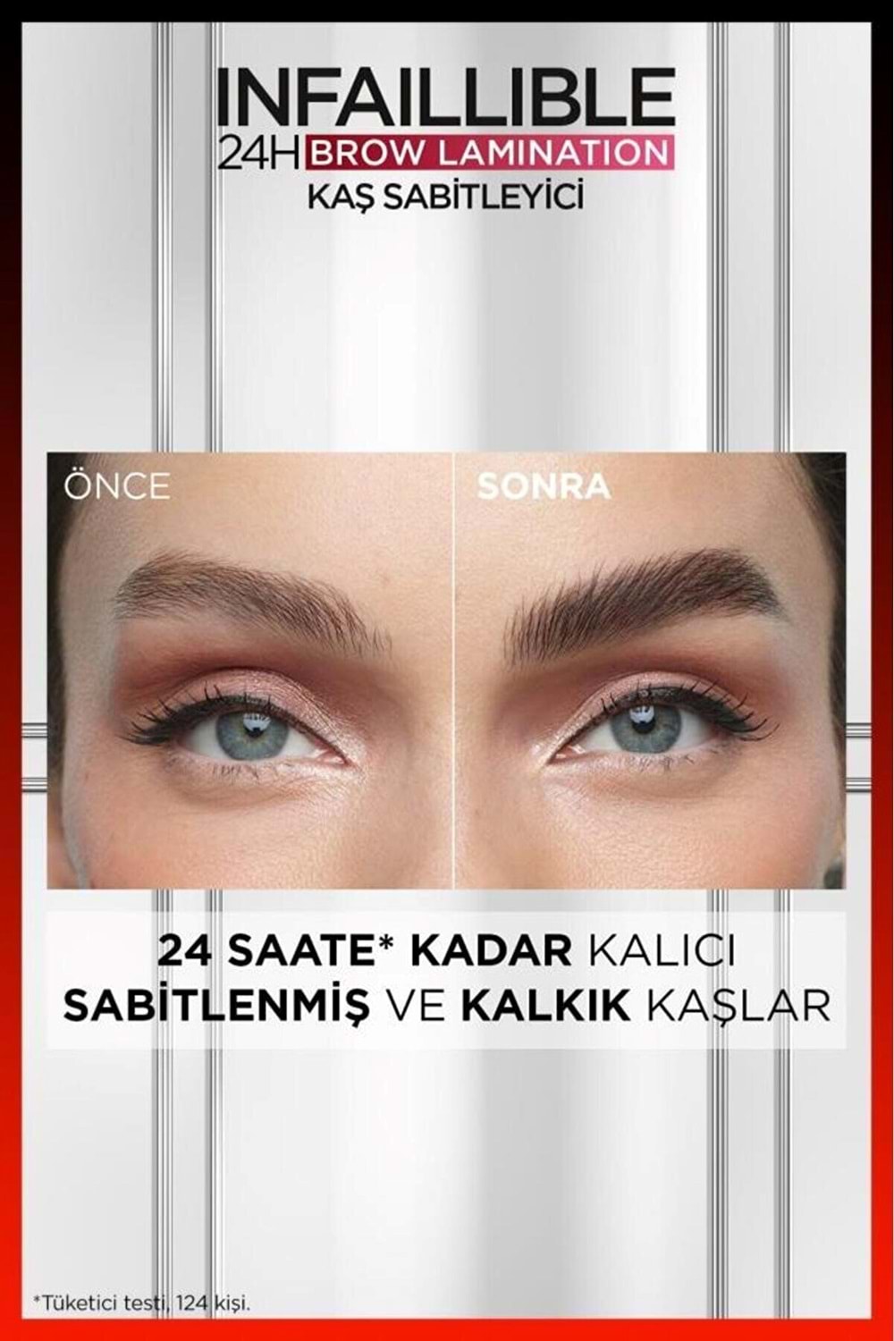 Loreal Paris Infaillible 24H Brow Lamination Şeffaf Kaş Sabitleyici